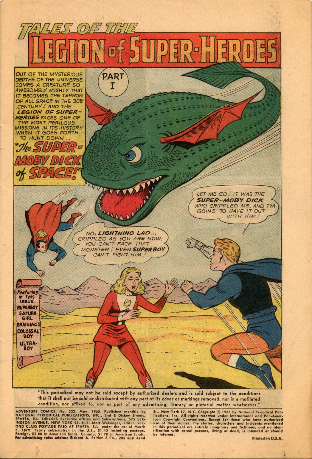 Adventure Comics (1938) issue 332 - Page 3