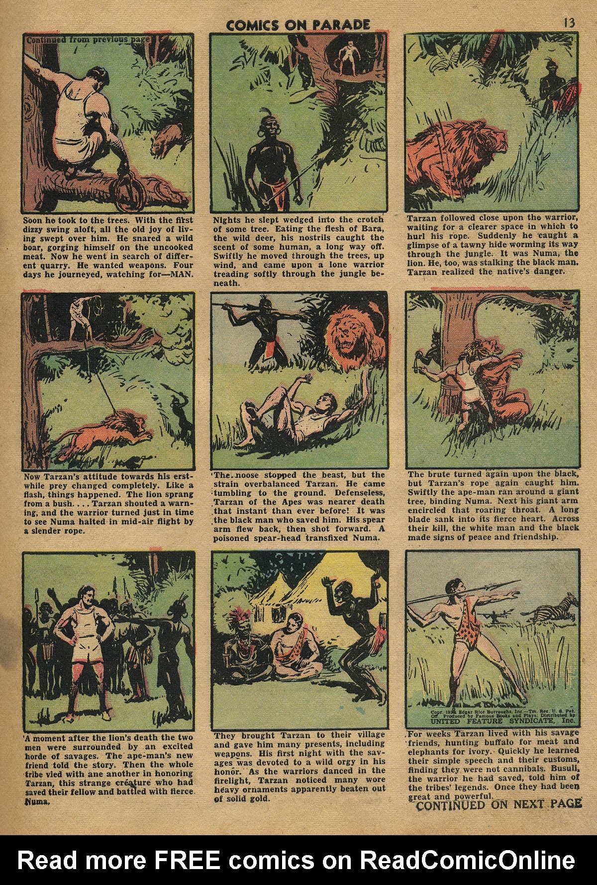 Read online Comics on Parade comic -  Issue #9 - 15
