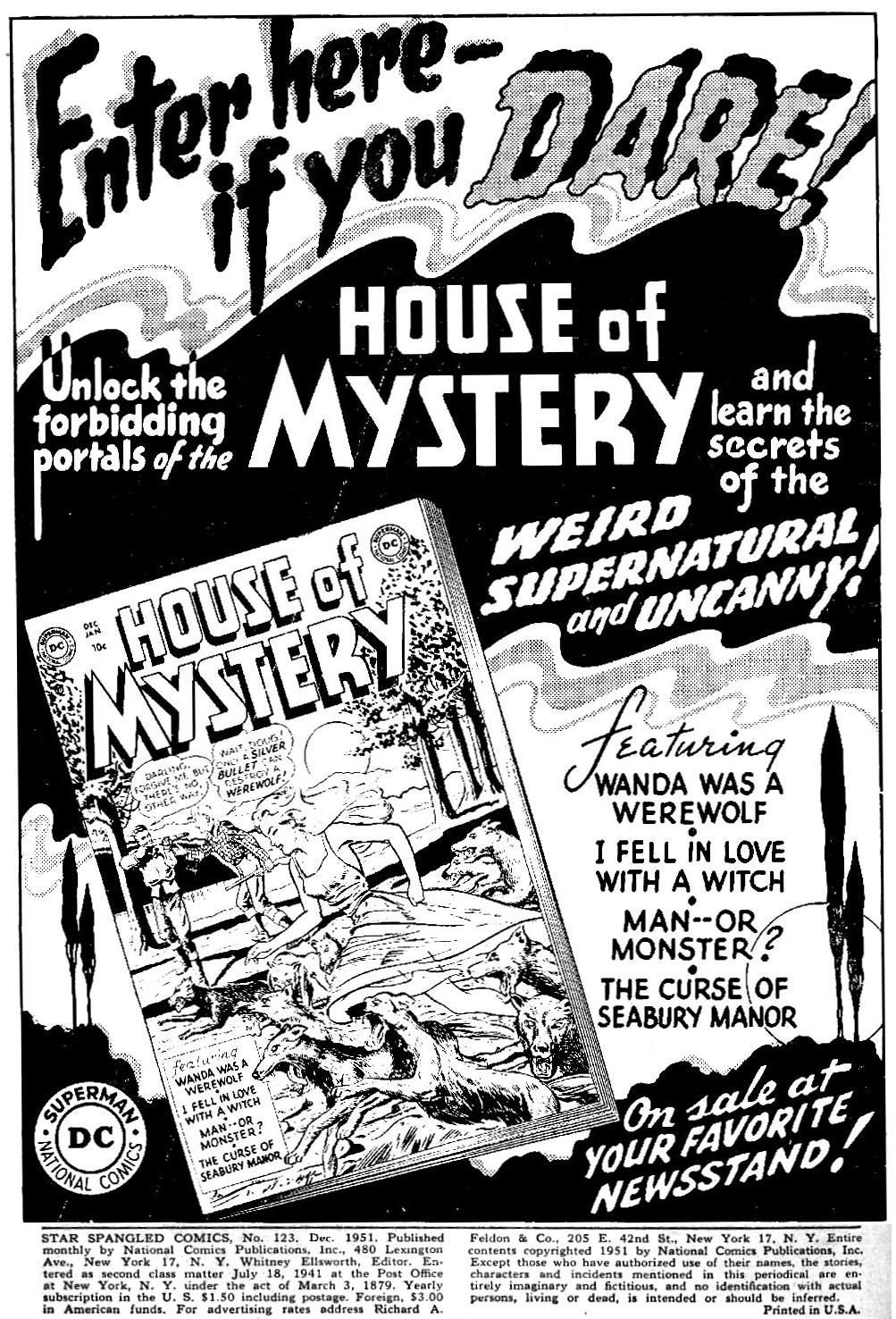 Read online Star Spangled Comics comic -  Issue #123 - 2