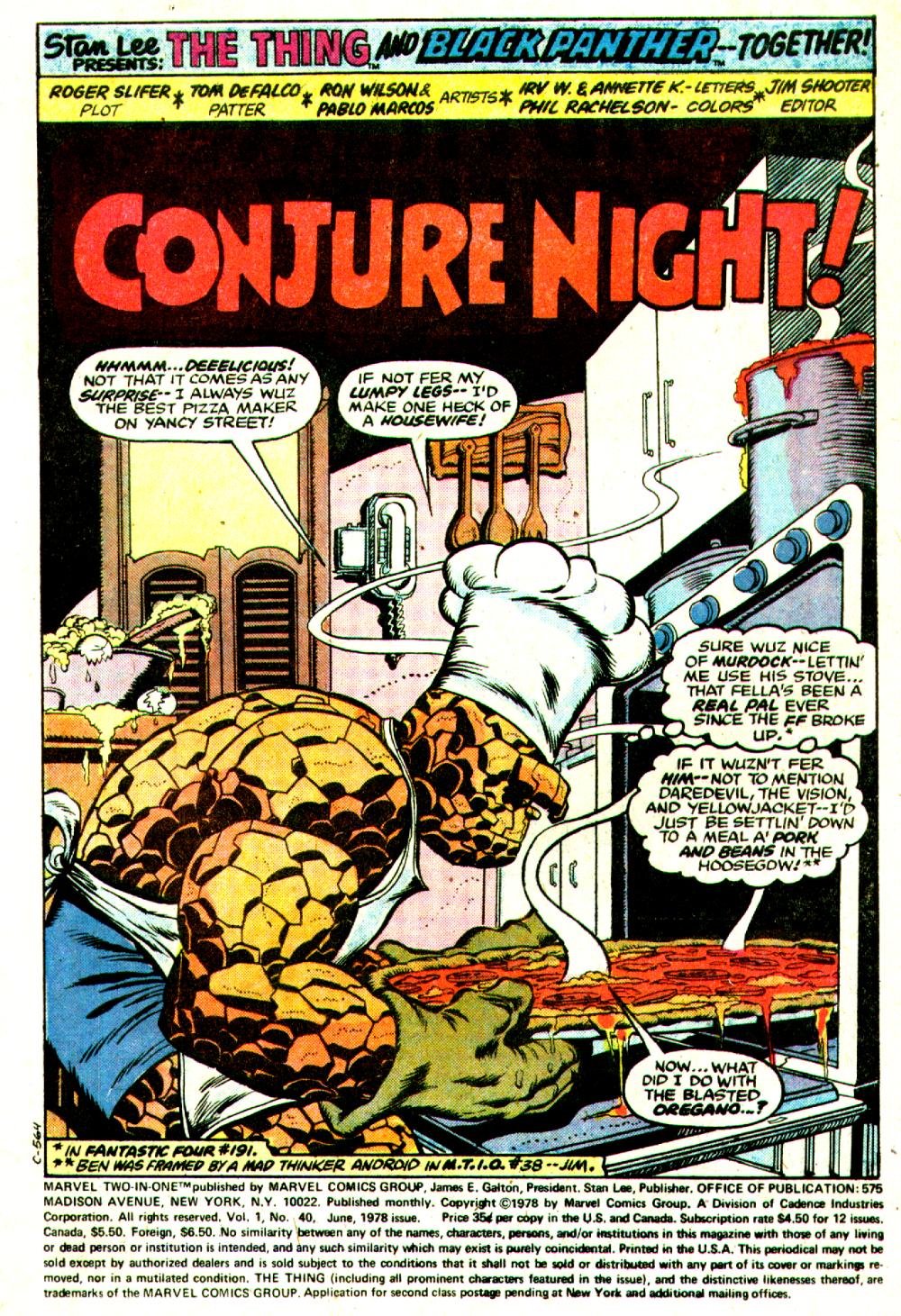 Marvel Two-In-One (1974) issue 40 - Page 2