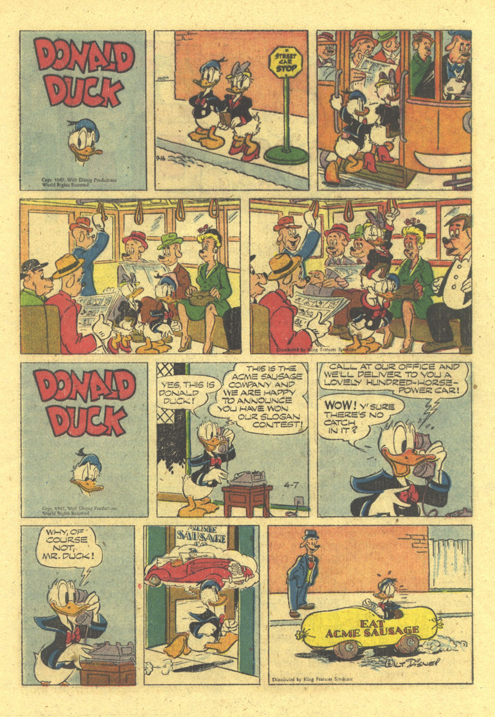 Read online Walt Disney's Comics and Stories comic -  Issue #117 - 33