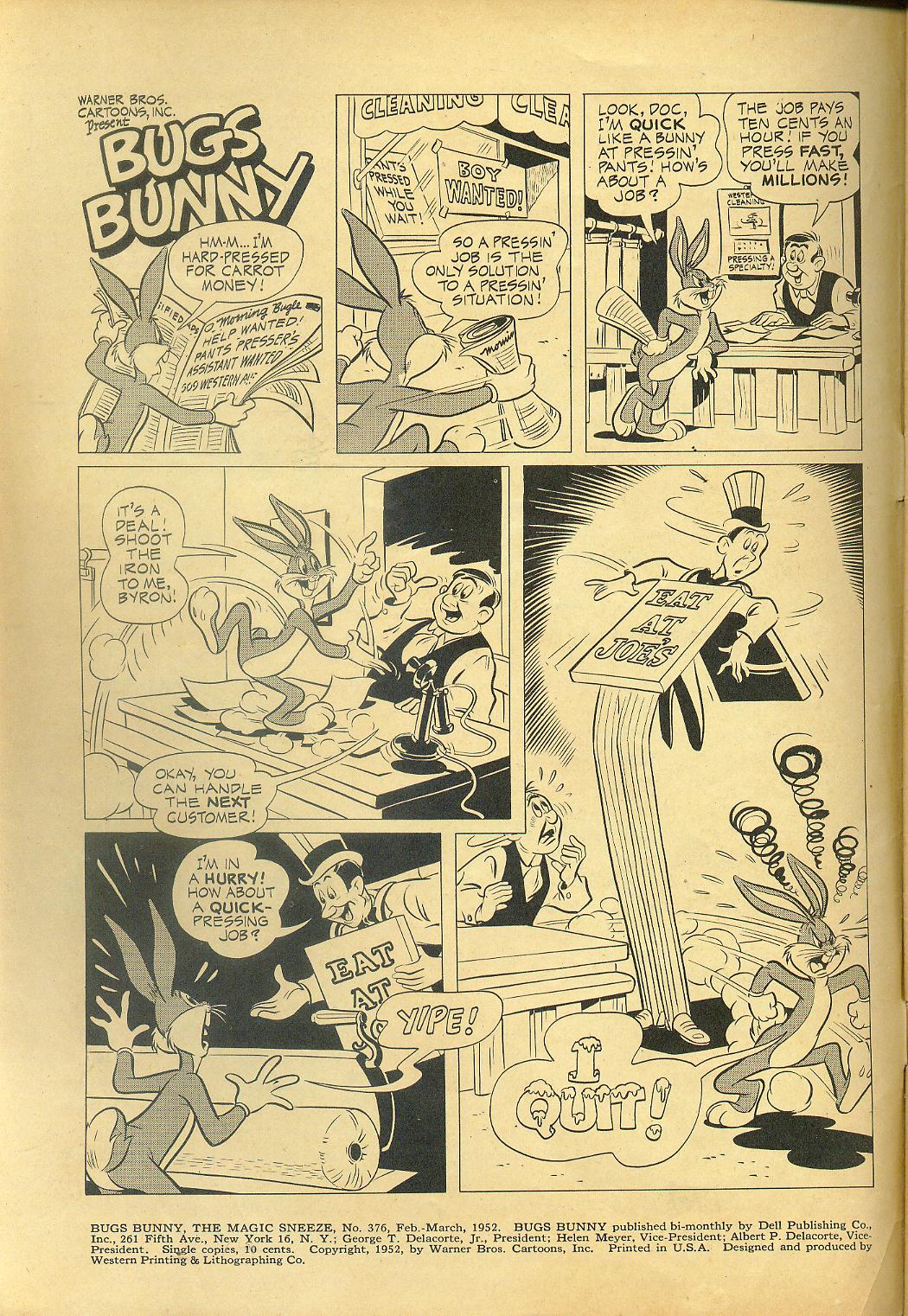 Read online Four Color Comics comic -  Issue #376 - 2