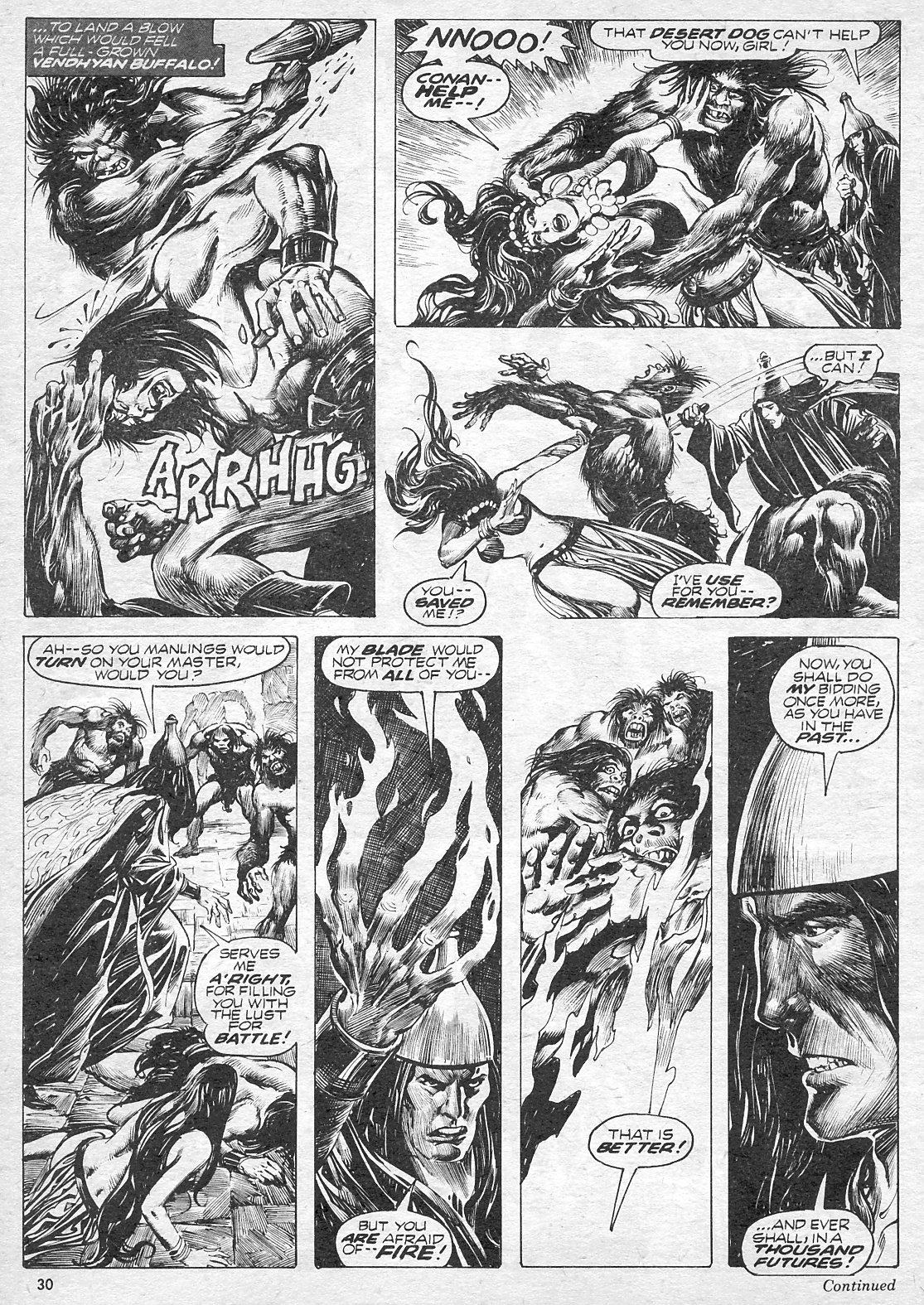 Read online The Savage Sword Of Conan comic -  Issue #7 - 30