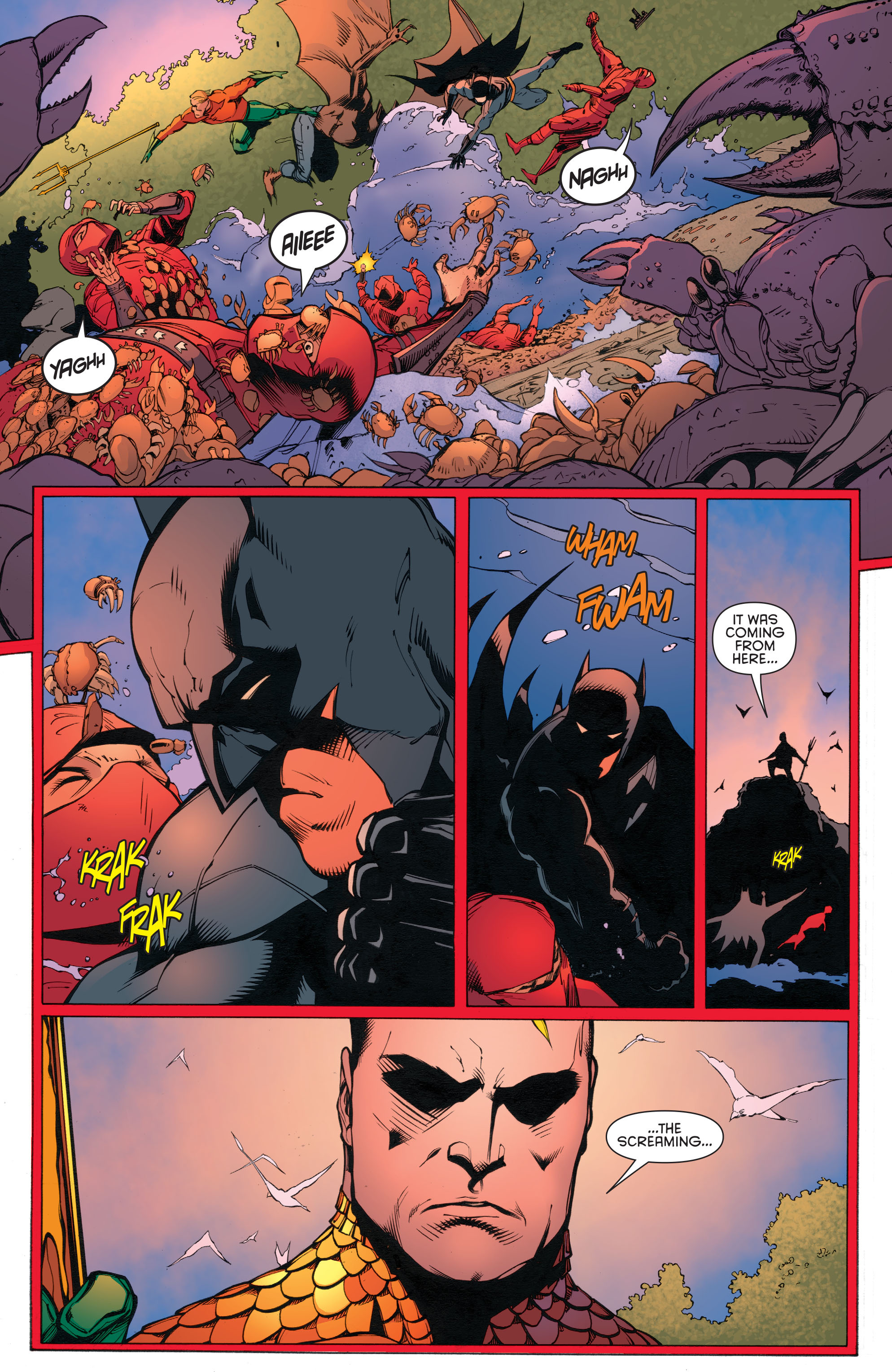 Read online Batman and Robin (2011) comic -  Issue #29 - Batman and Aquaman - 8