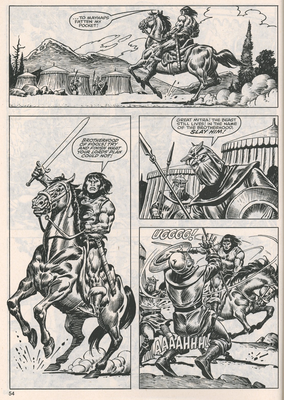 Read online The Savage Sword Of Conan comic -  Issue #116 - 54
