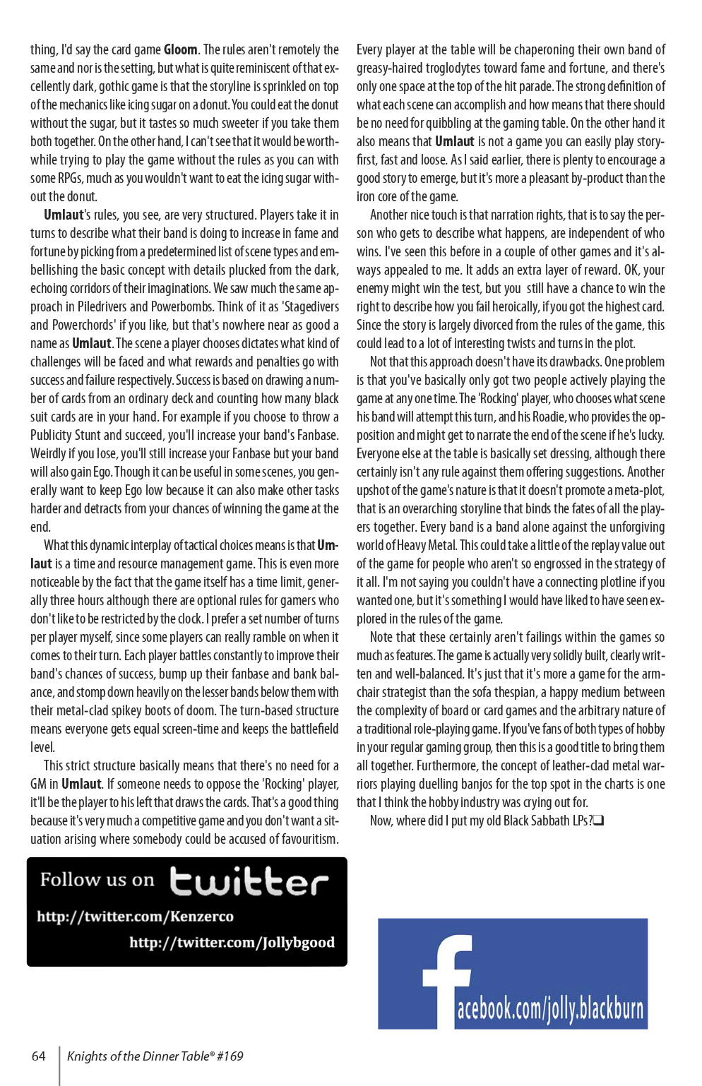 Read online Knights of the Dinner Table comic -  Issue #169 - 66