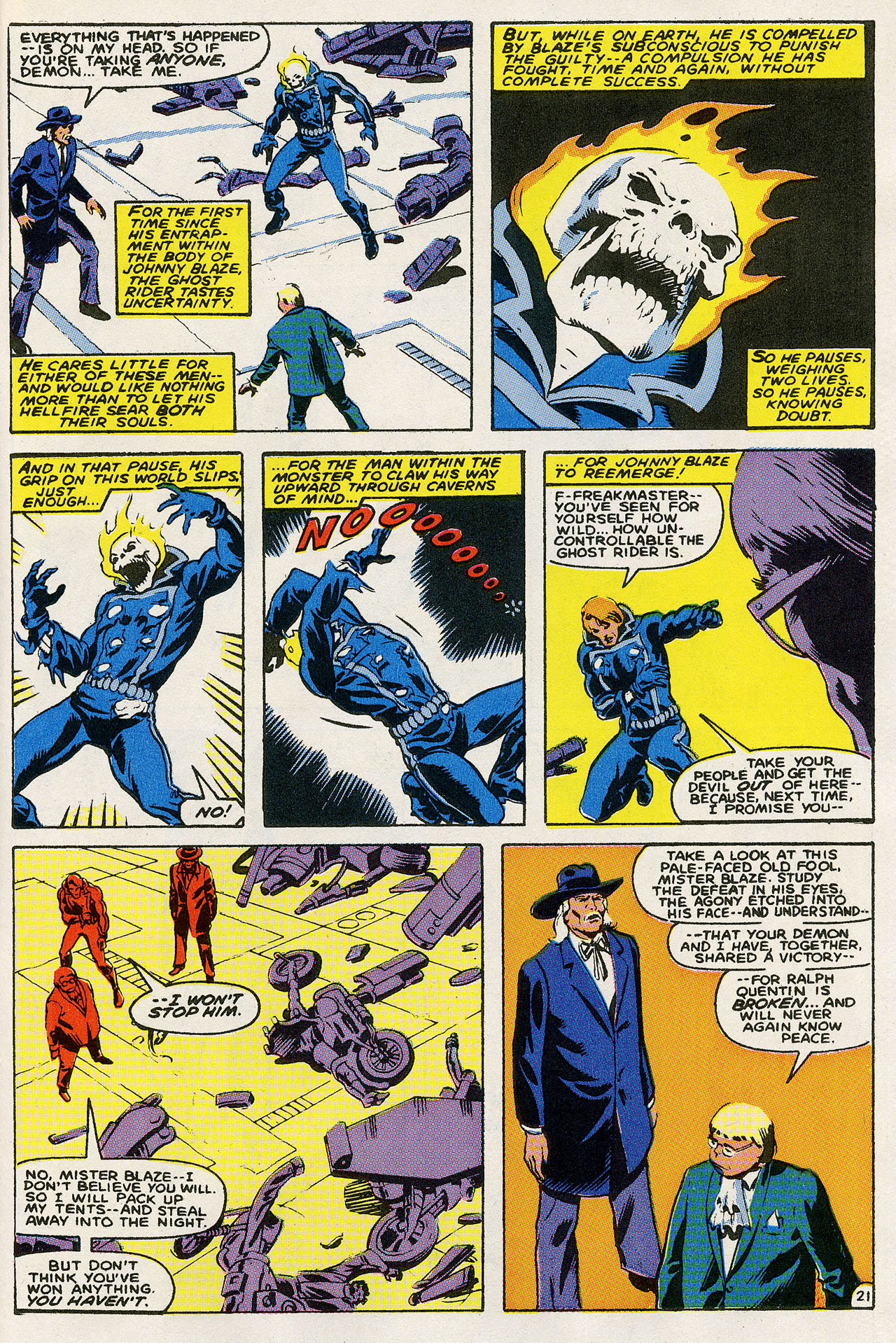 Read online The Original Ghost Rider Rides Again comic -  Issue #6 - 49