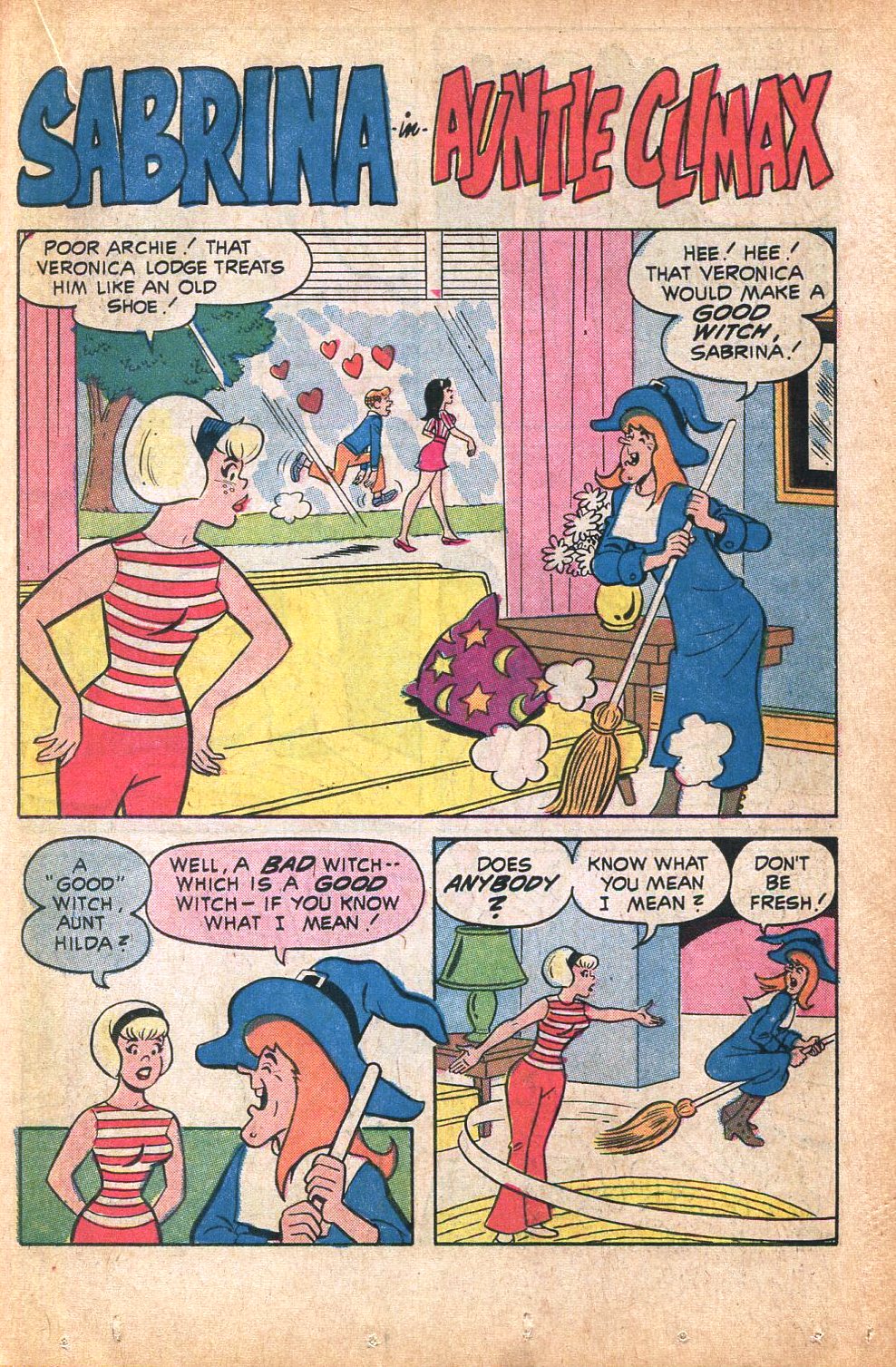 Read online Archie's TV Laugh-Out comic -  Issue #15 - 35