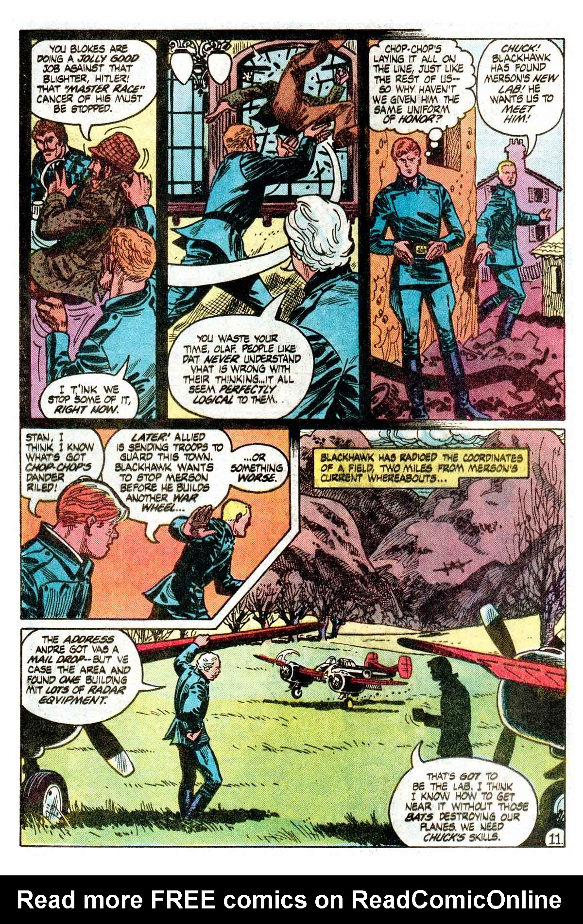 Blackhawk (1957) Issue #265 #156 - English 12