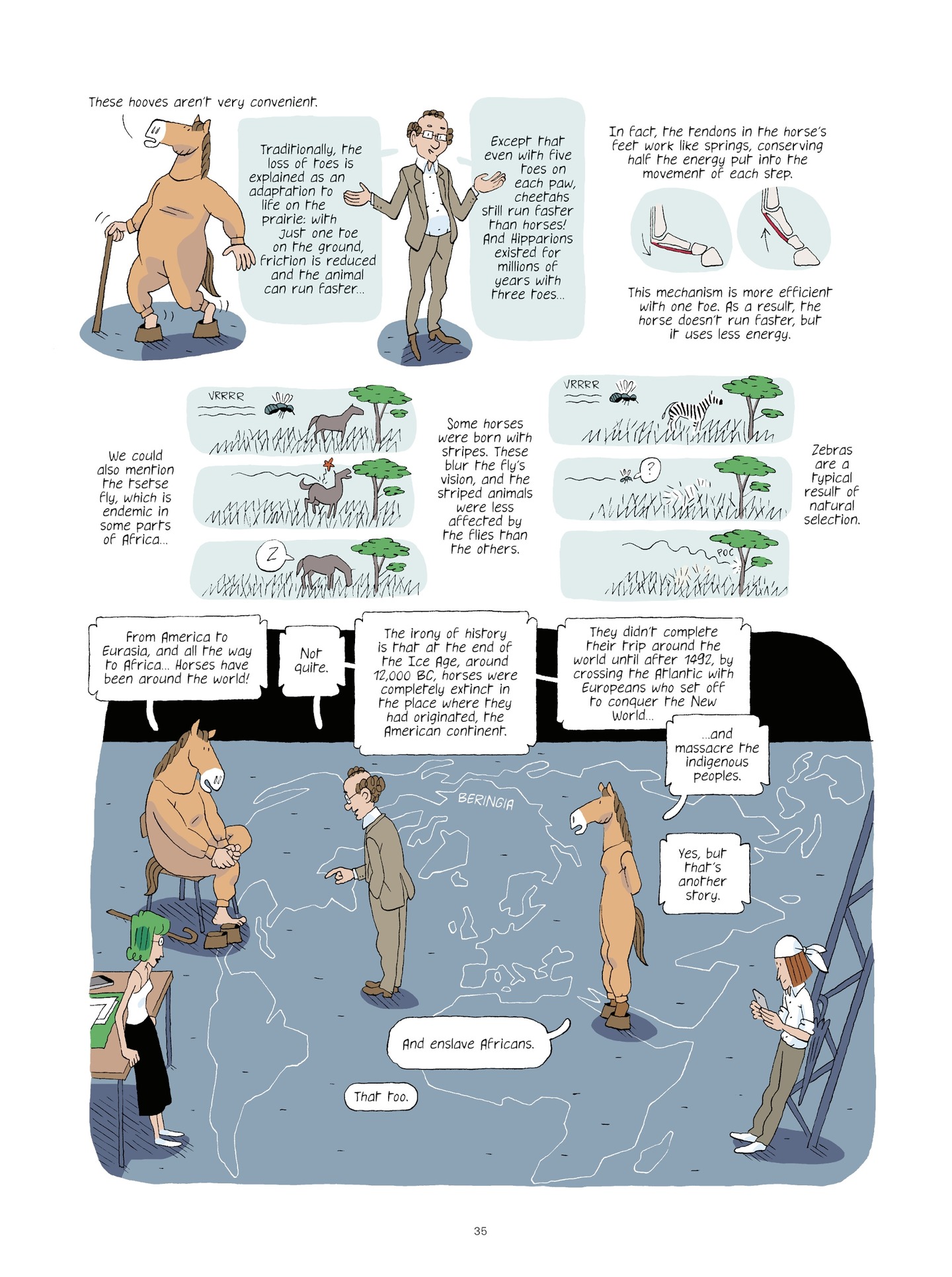 Read online Evolution, Darwin, God, and the Horse-People comic -  Issue # TPB - 34