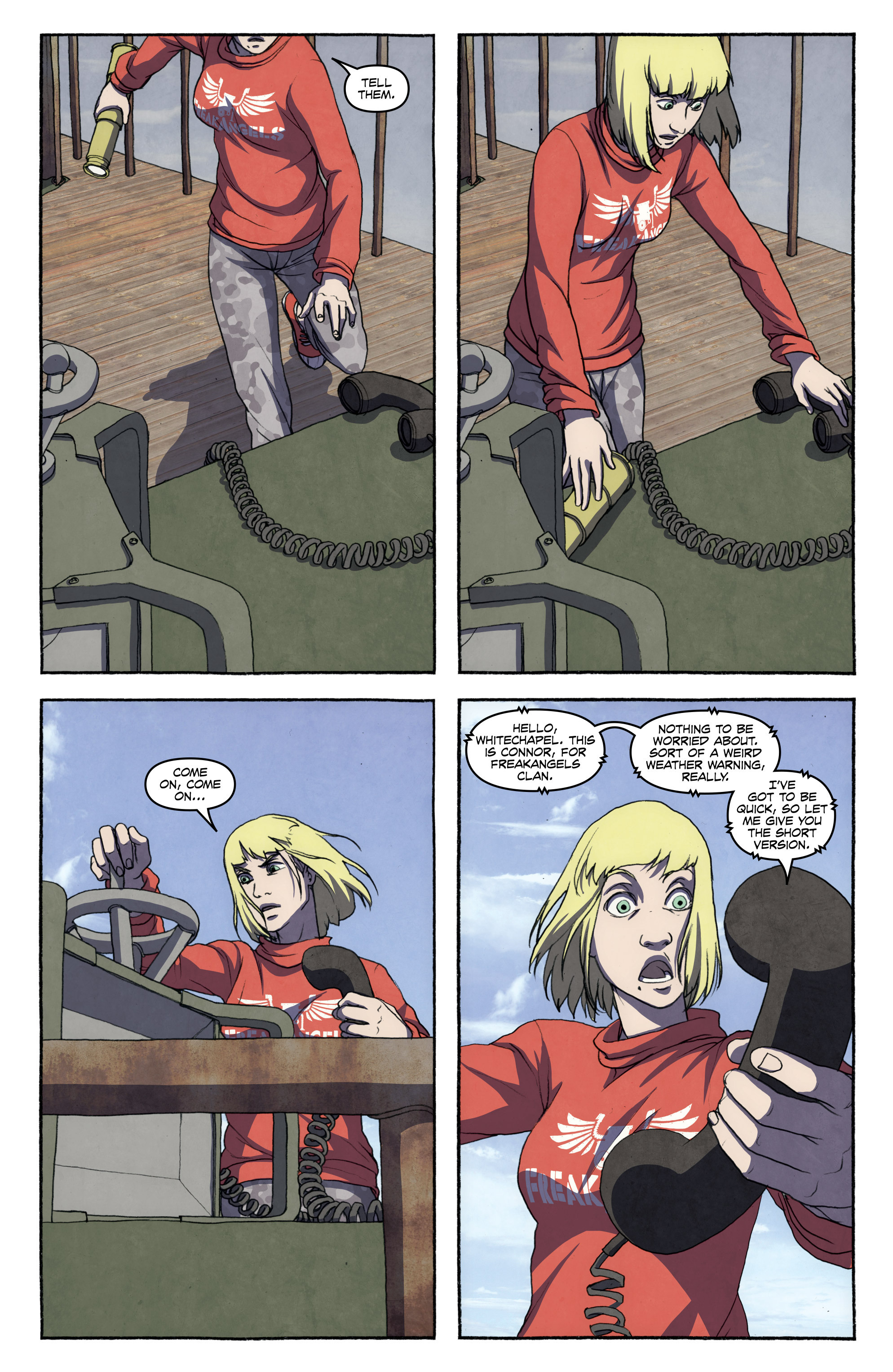 Read online FreakAngels comic -  Issue #5 - 94