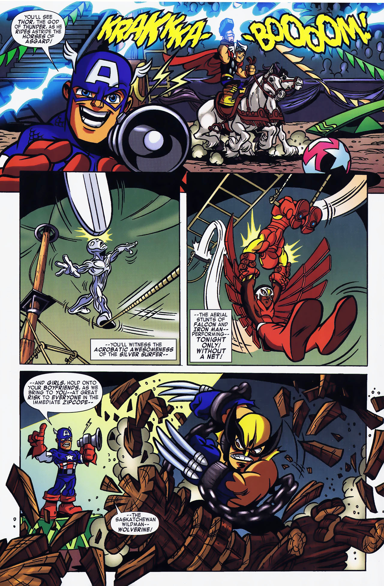 Read online Super Hero Squad comic -  Issue #7 - 8