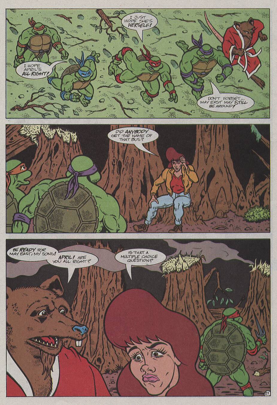 Read online Teenage Mutant Ninja Turtles Presents: April O'Neil (May East Saga) comic -  Issue #1 - 27