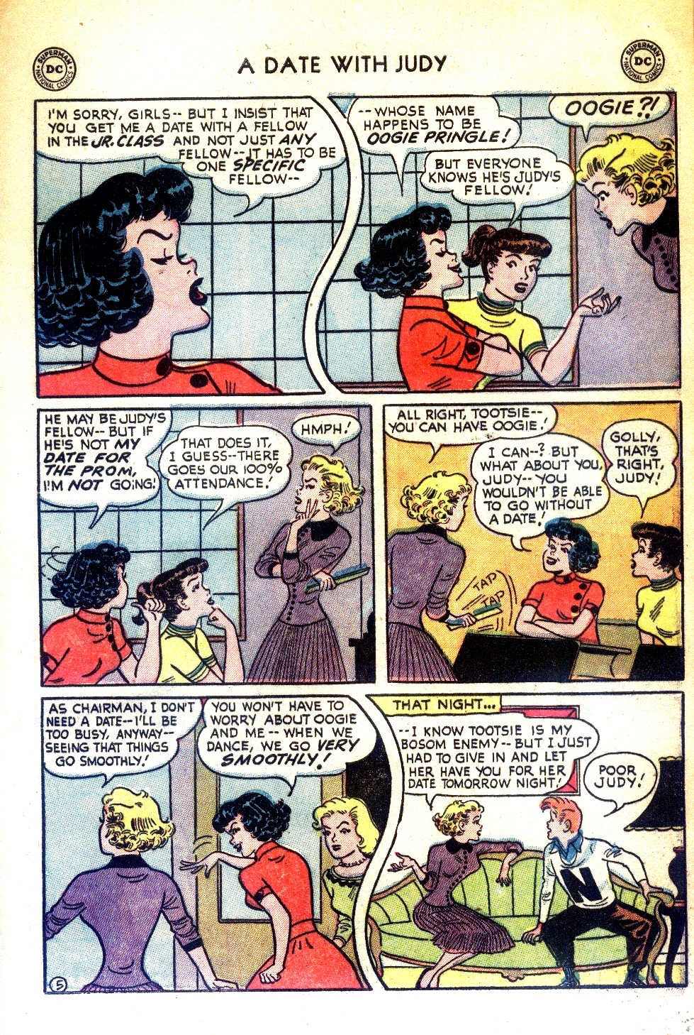 Read online A Date with Judy comic -  Issue #35 - 42