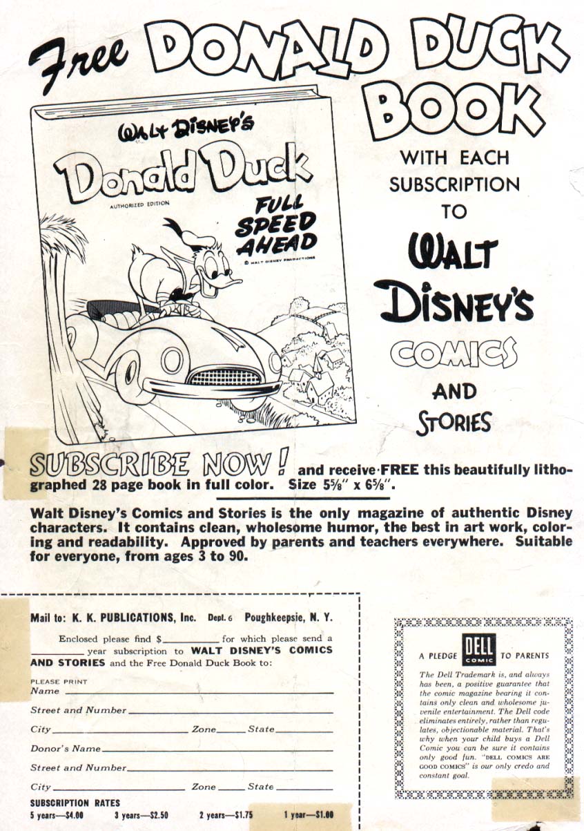 Read online Walt Disney's Comics and Stories comic -  Issue #177 - 2