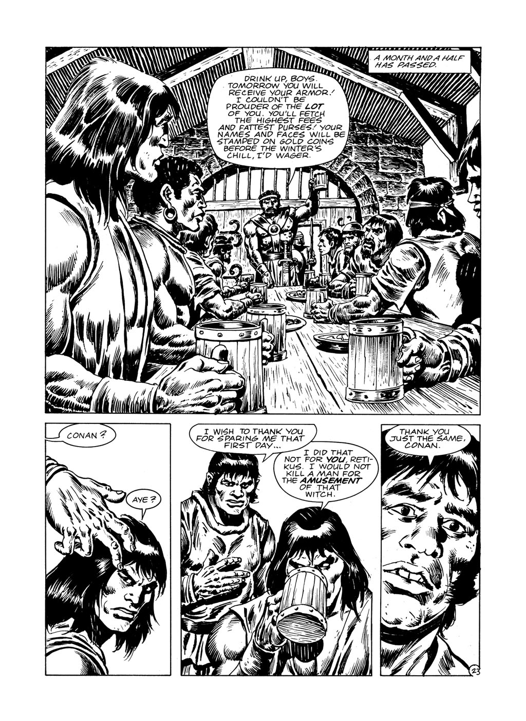 Read online The Savage Sword Of Conan comic -  Issue #146 - 28