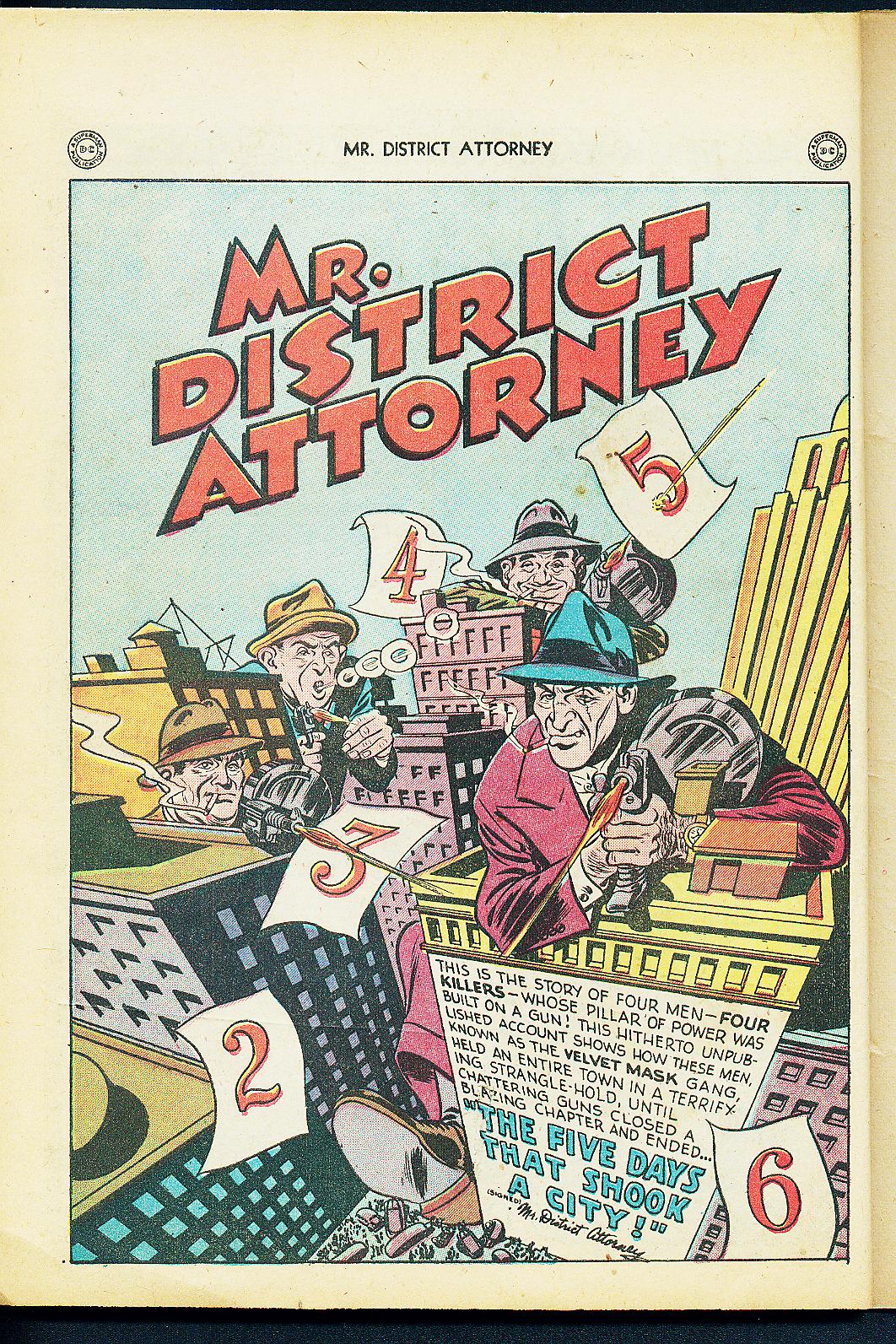 Read online Mr. District Attorney comic -  Issue #1 - 12
