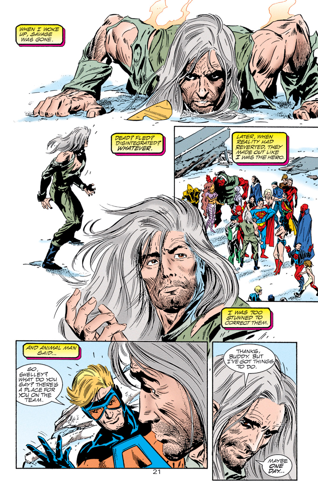 Read online Resurrection Man (1997) comic -  Issue #27 - 21