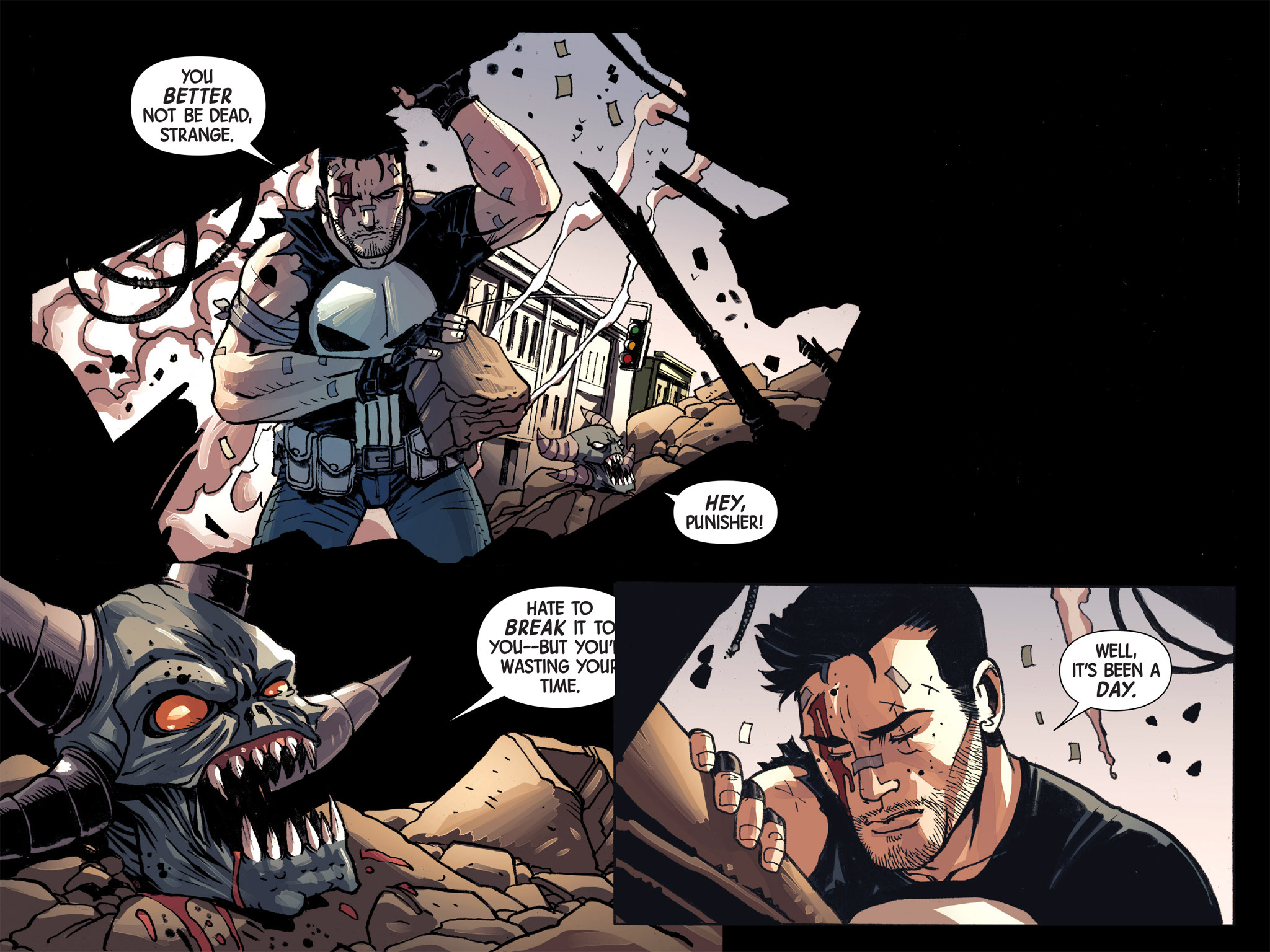 Read online Doctor Strange/Punisher: Magic Bullets Infinite Comic comic -  Issue #7 - 19