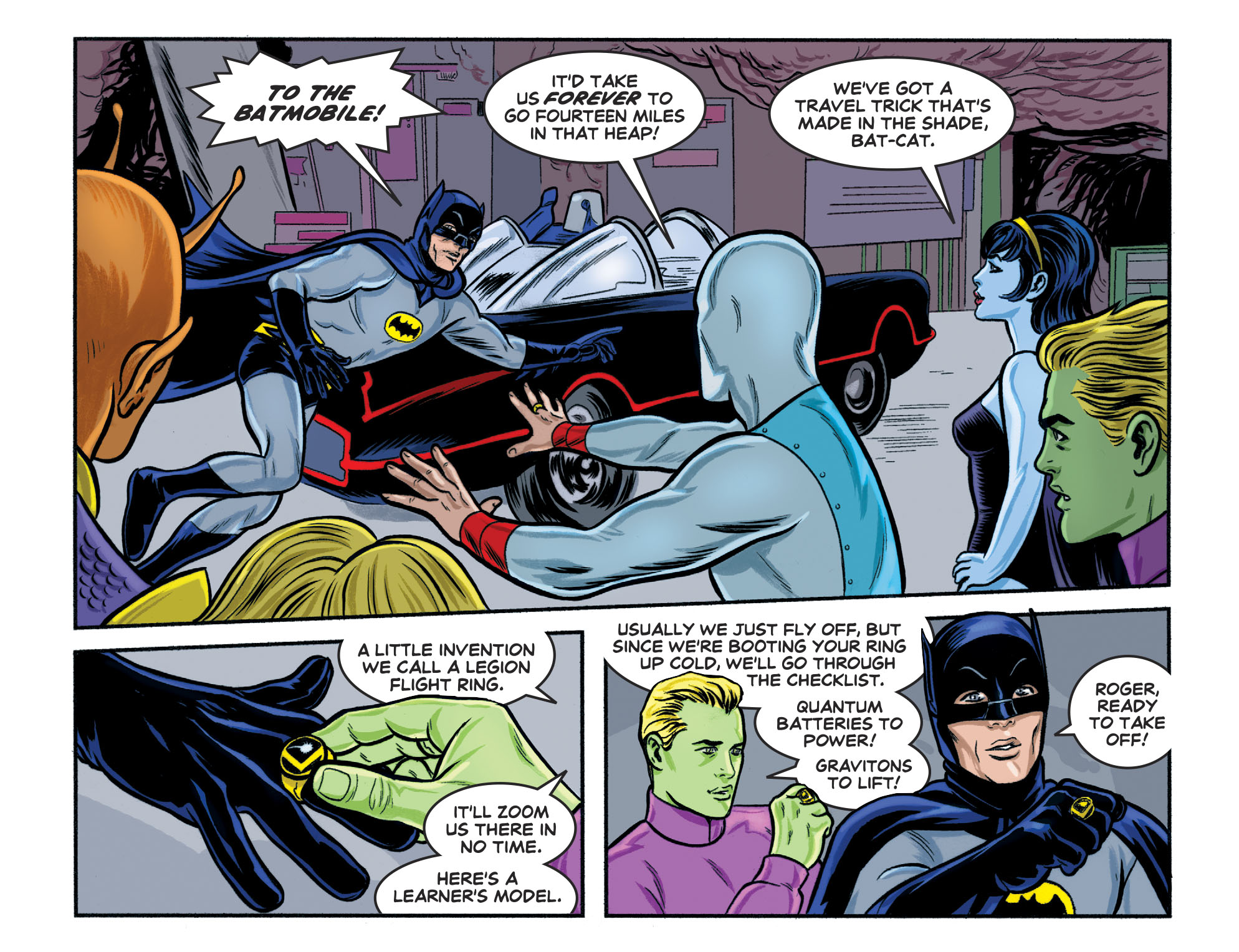 Read online Batman '66 Meets the Legion of Super-Heroes comic -  Issue #1 - 10