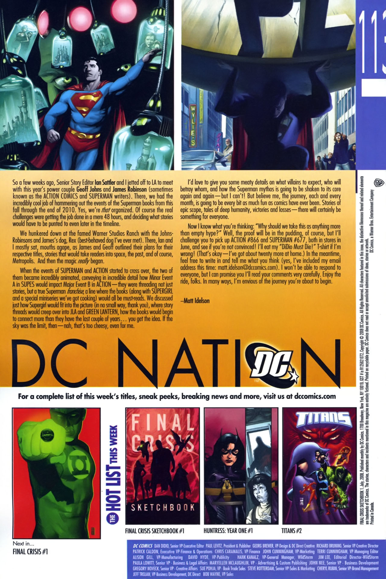 Read online Final Crisis Sketchbook comic -  Issue # Full - 23