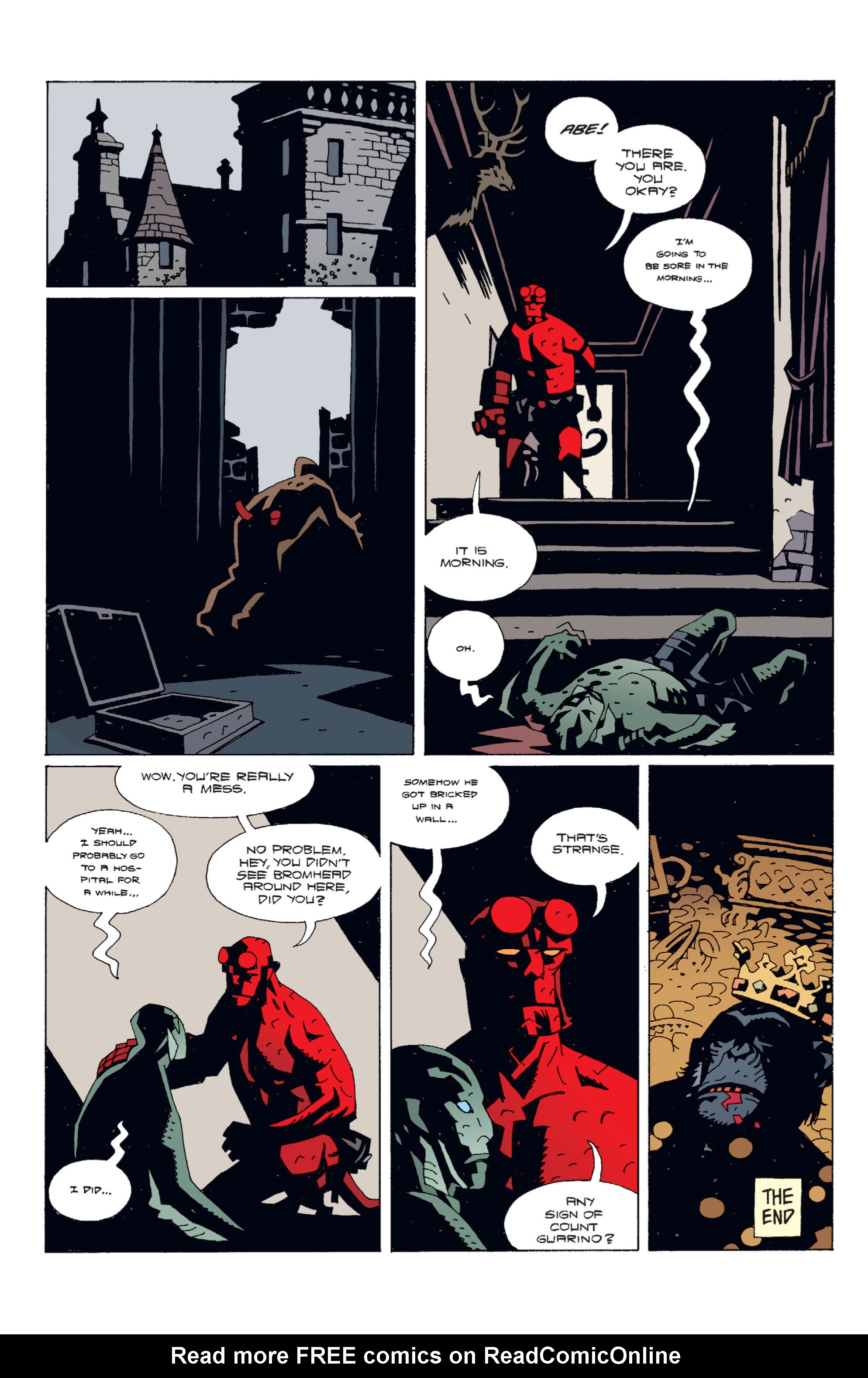 Read online Hellboy comic -  Issue #4 - 121