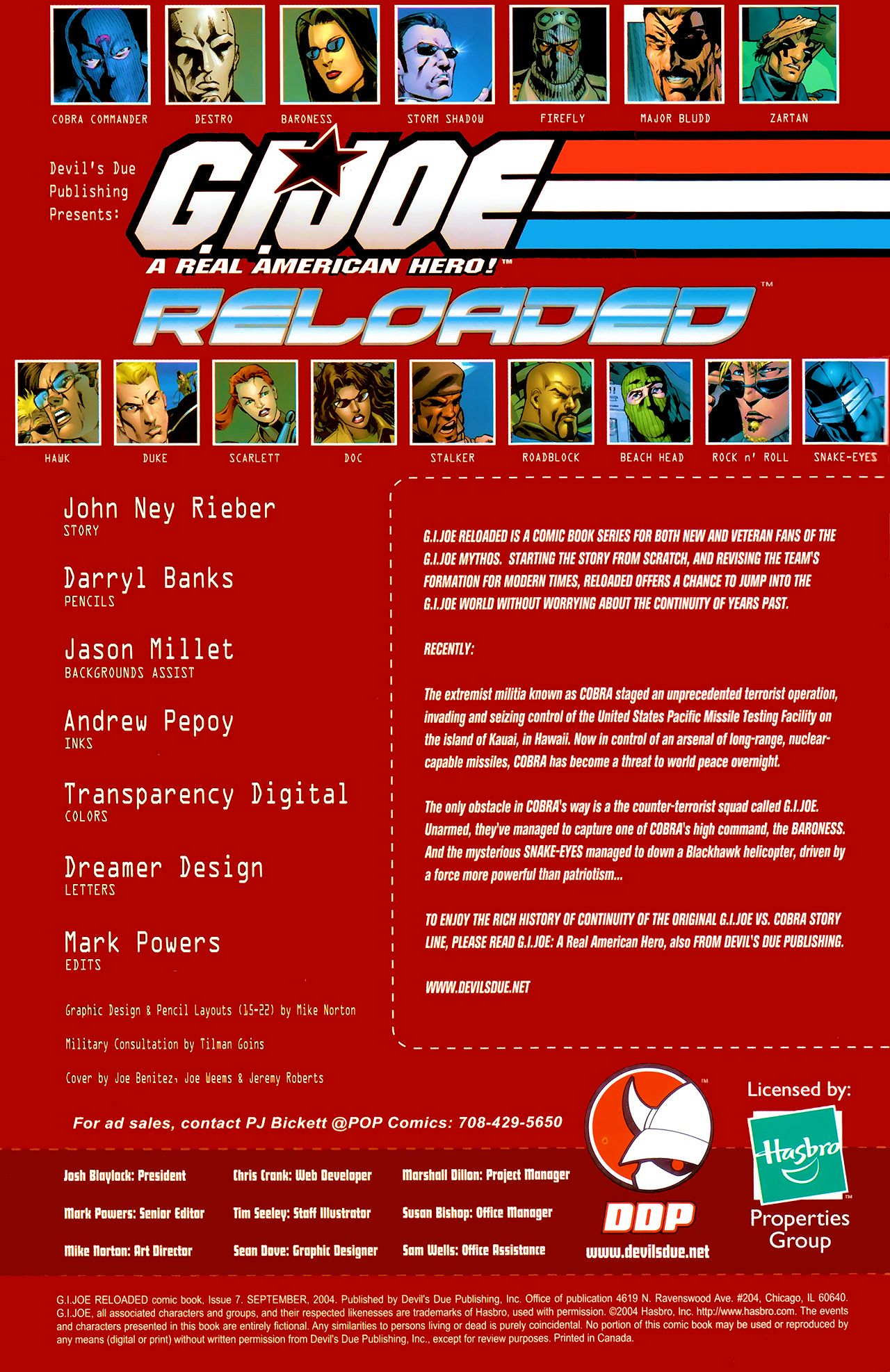 Read online G.I. Joe Reloaded comic -  Issue #7 - 3