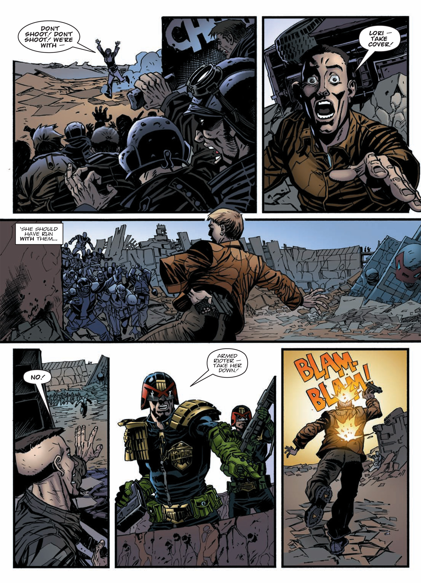 Read online Judge Dredd: Day of Chaos: Fallout comic -  Issue # TPB (Part 2) - 26