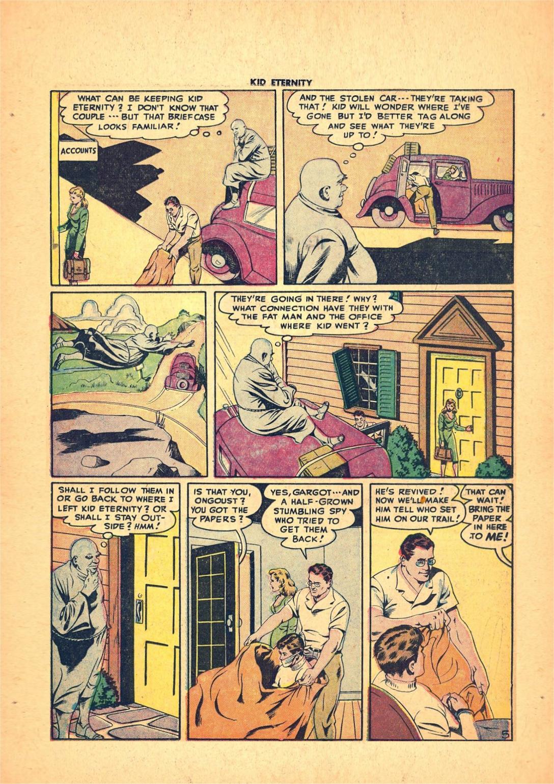 Read online Kid Eternity (1946) comic -  Issue #7 - 19