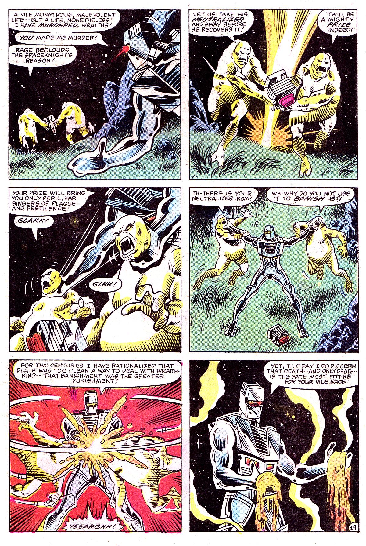 Read online ROM (1979) comic -  Issue #36 - 20