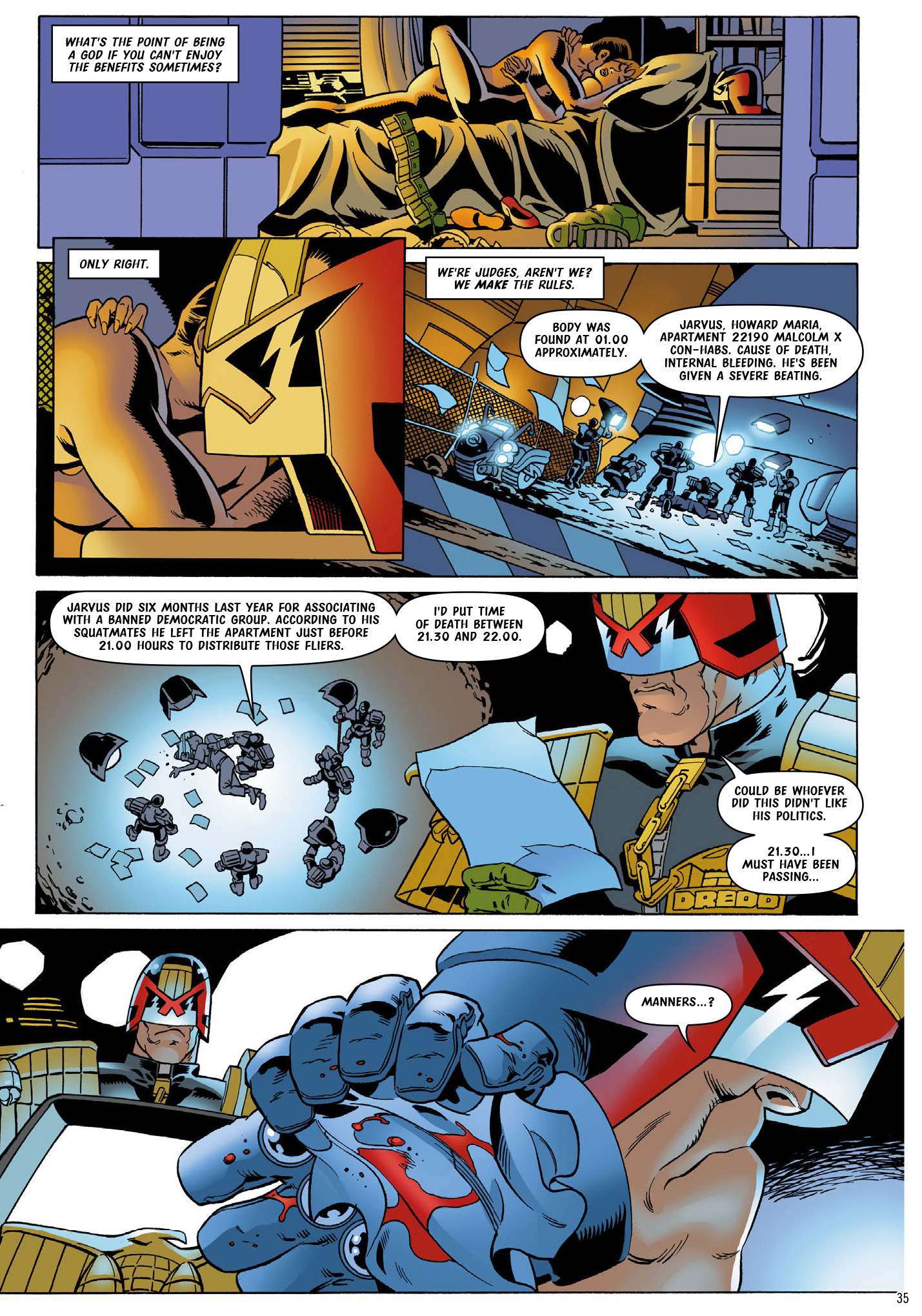 Read online Judge Dredd: The Complete Case Files comic -  Issue # TPB 36 (Part 1) - 37