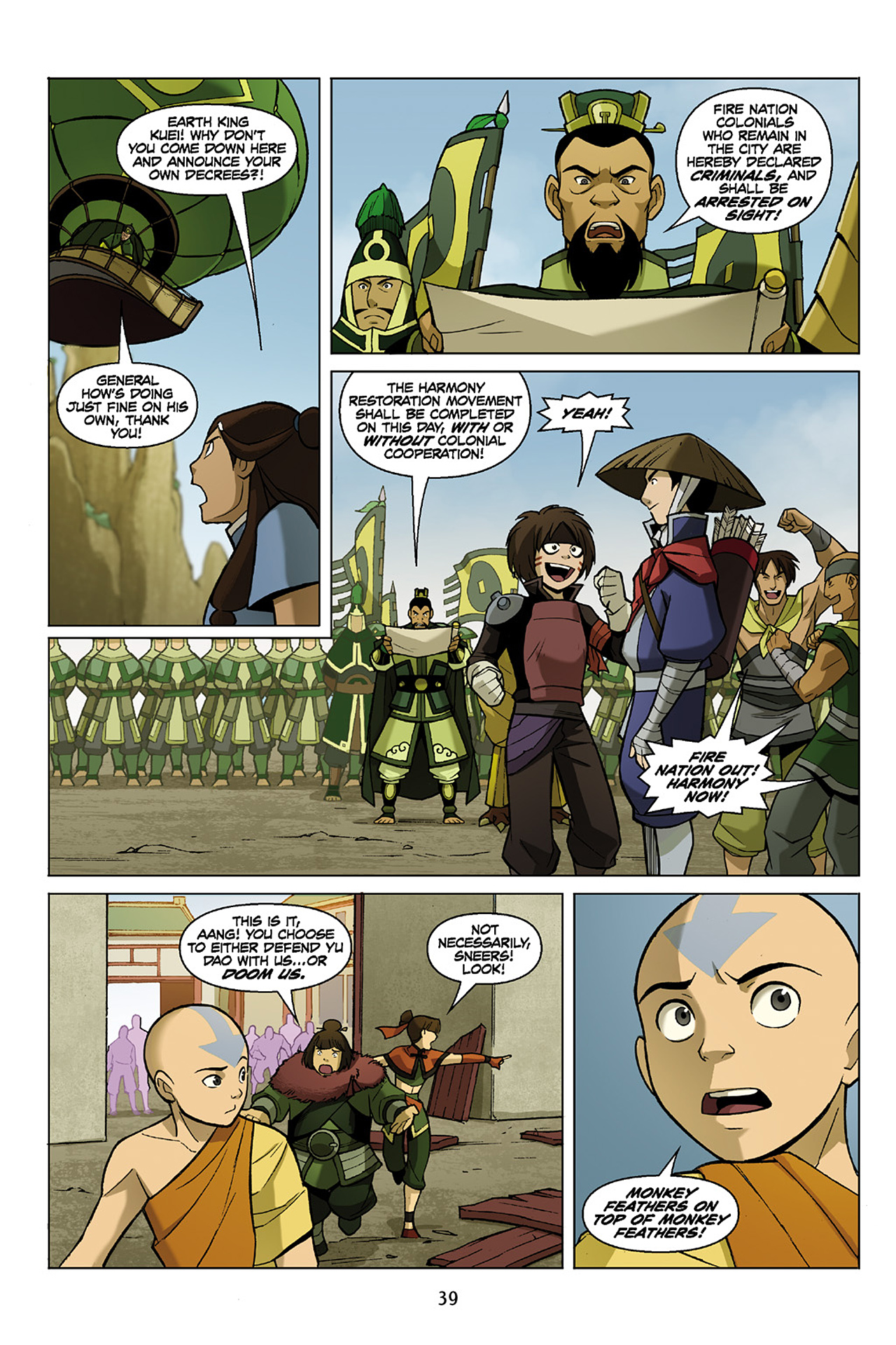 Read online Nickelodeon Avatar: The Last Airbender - The Promise comic -  Issue # Part 3 - 40