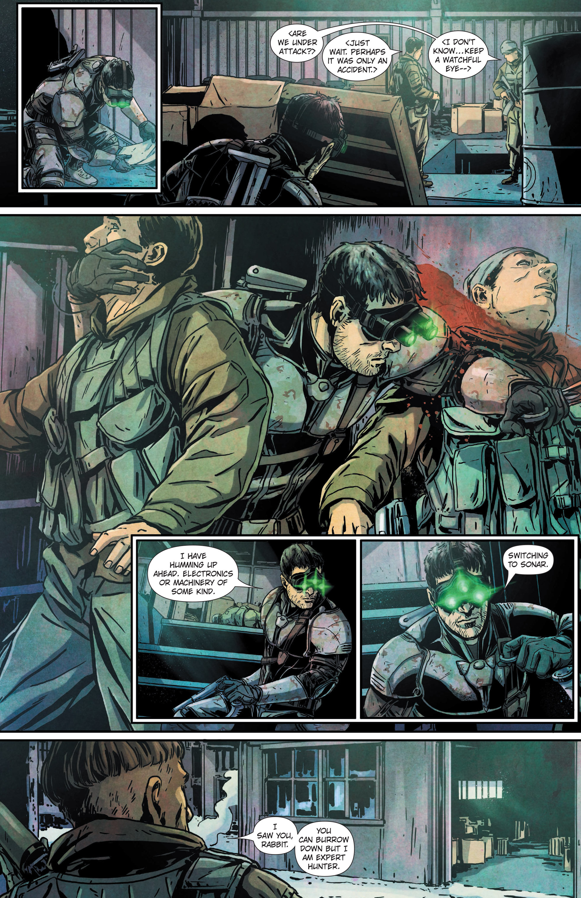 Read online Tom Clancy's Splinter Cell: Echoes comic -  Issue #3 - 23