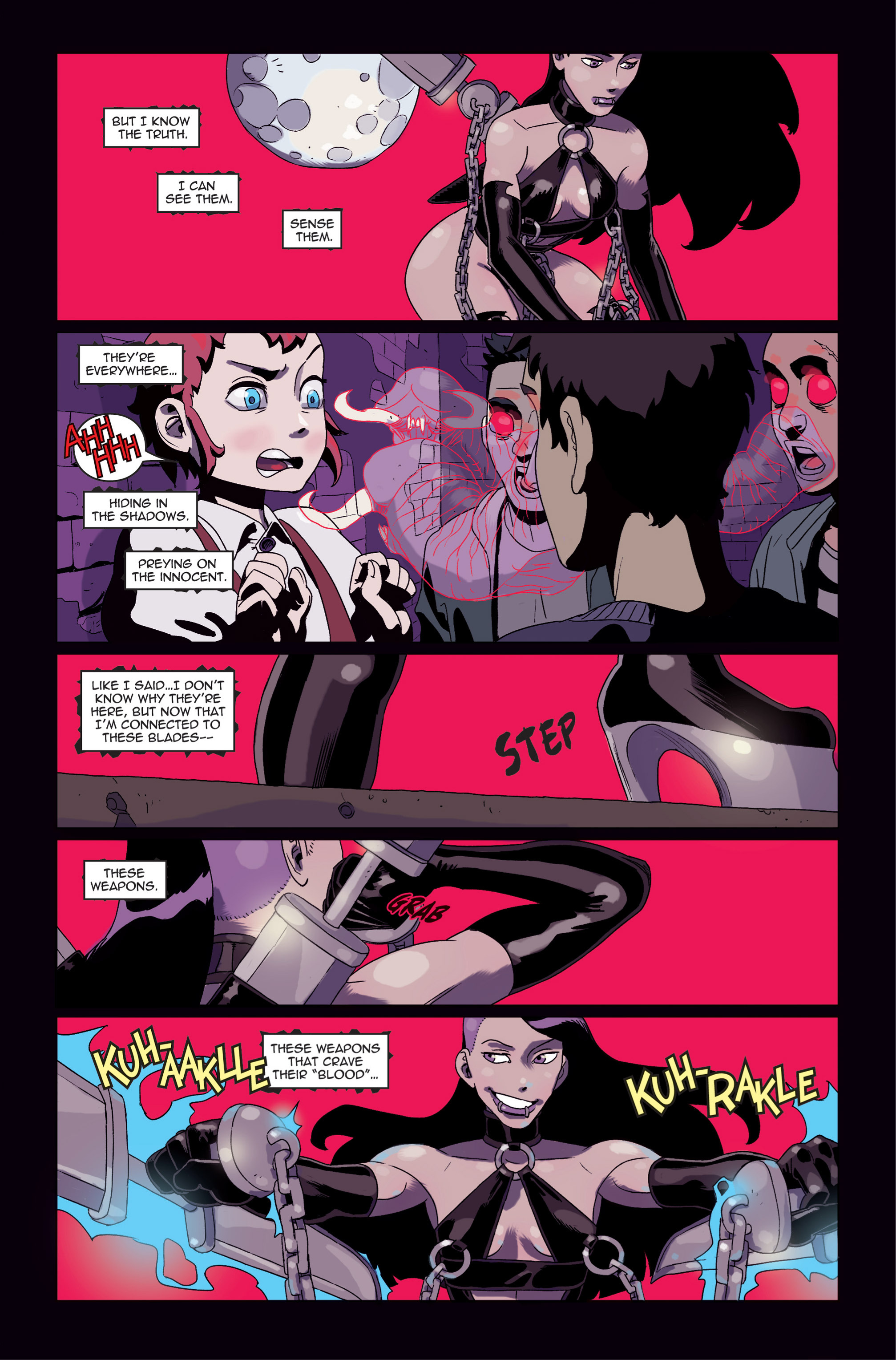 Read online Zombie Tramp vs: Vampblade comic -  Issue #1 - 5