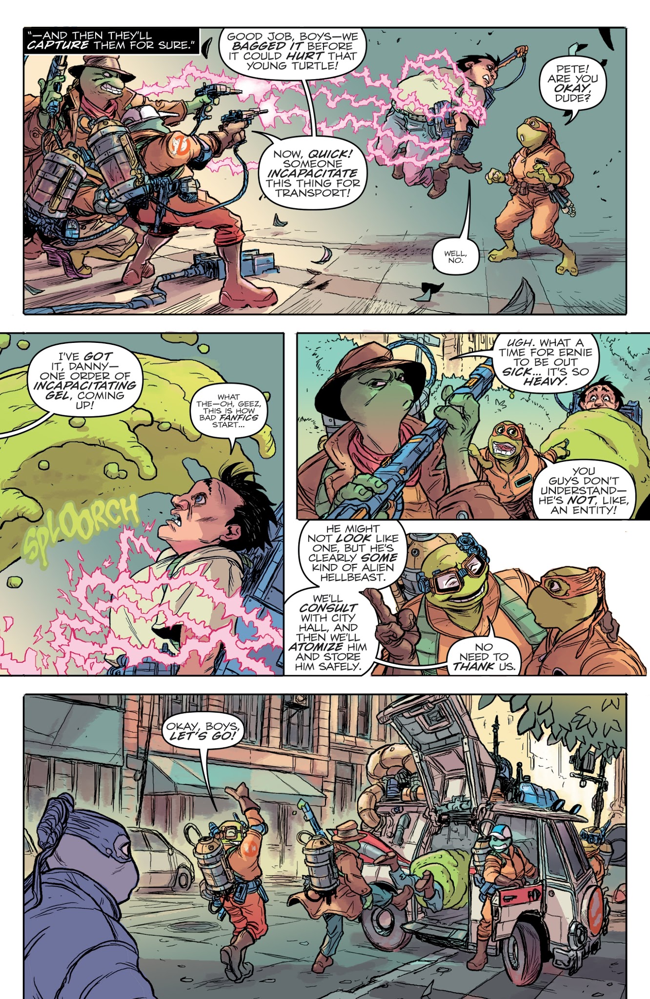 Read online Teenage Mutant Ninja Turtles/Ghostbusters 2 comic -  Issue #3 - 6