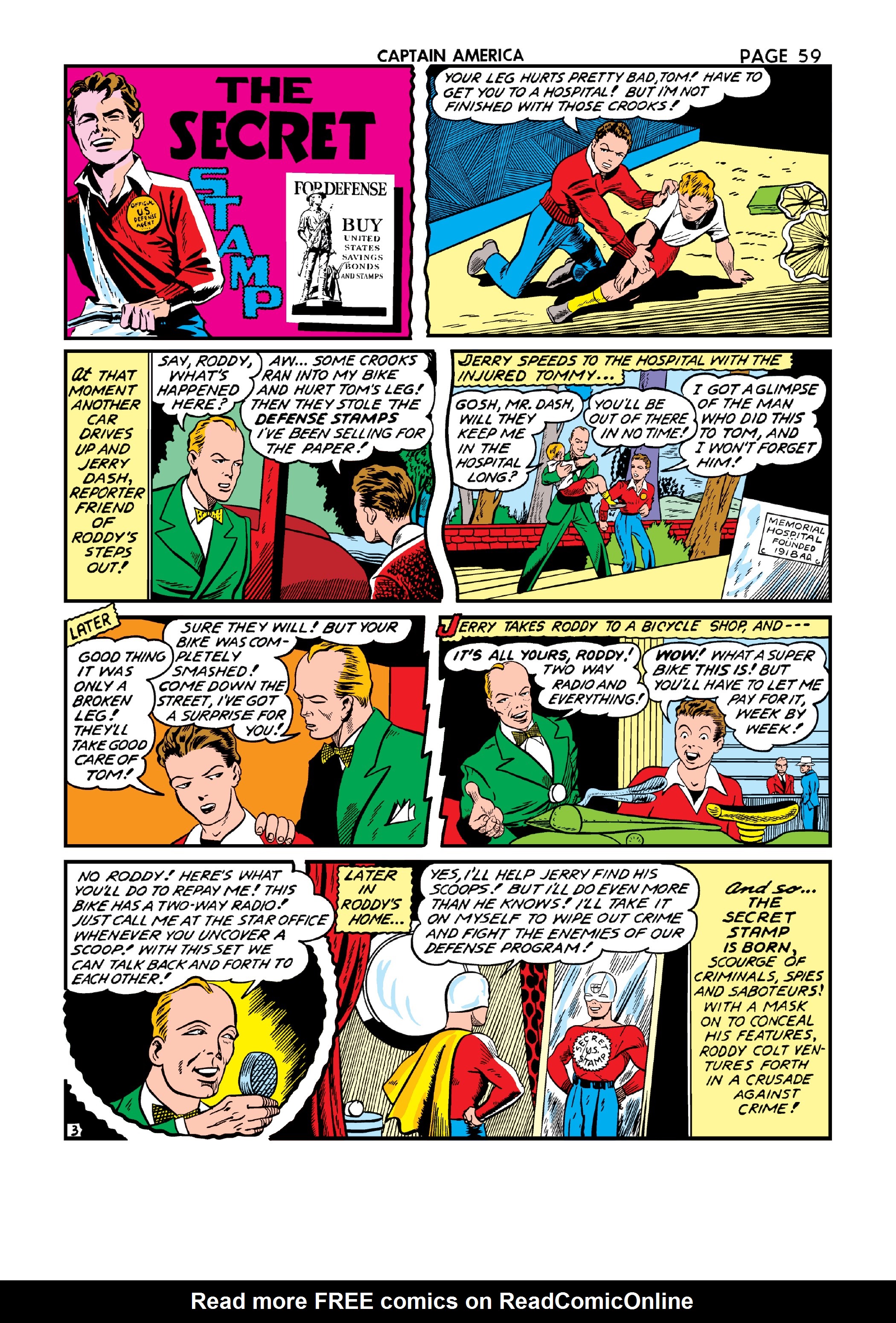 Read online Marvel Masterworks: Golden Age Captain America comic -  Issue # TPB 4 (Part 1) - 68