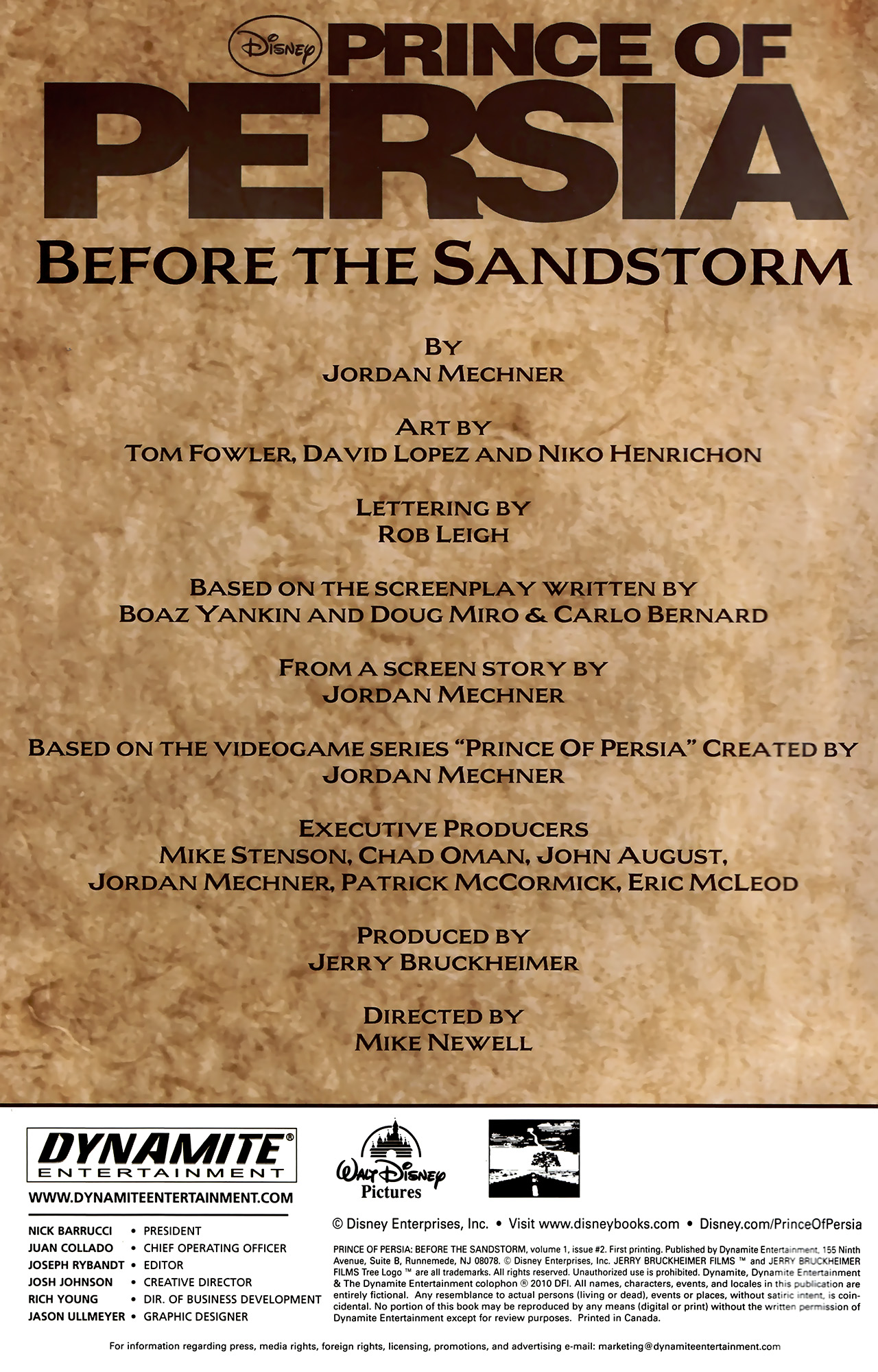 Read online Prince of Persia: Before the Sandstorm comic -  Issue #2 - 2