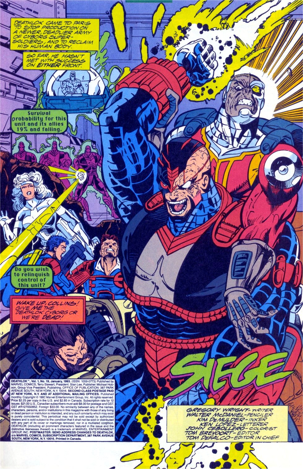Read online Deathlok (1991) comic -  Issue #19 - 2