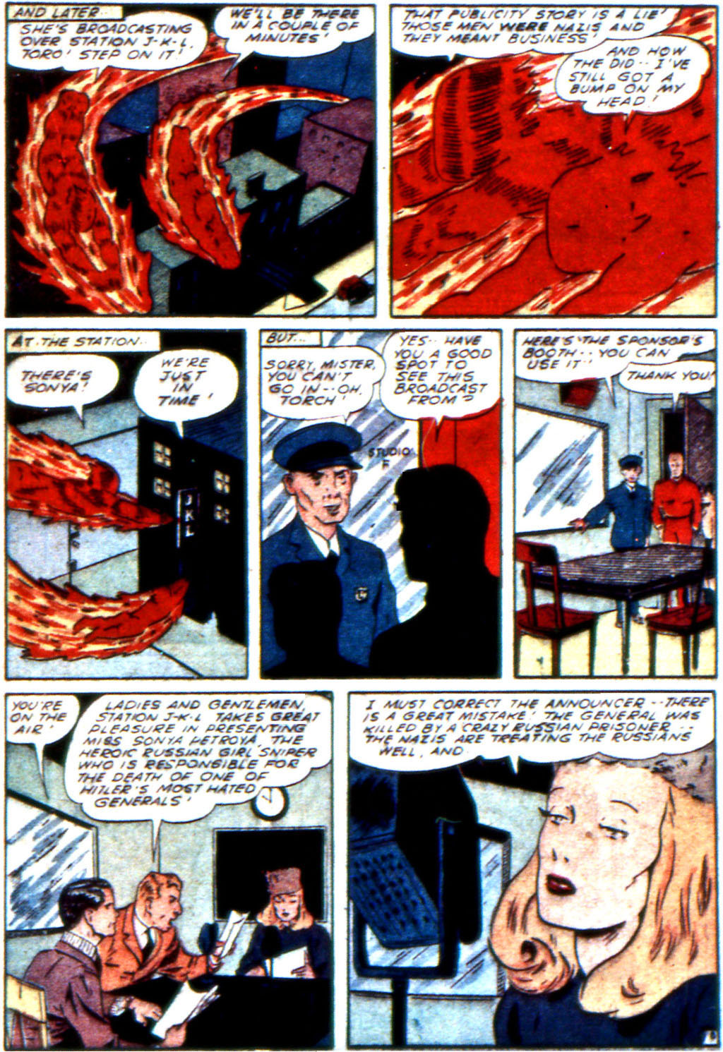Read online The Human Torch (1940) comic -  Issue #12 - 31