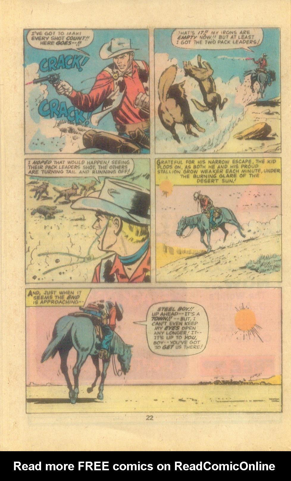 Read online Kid Colt Outlaw comic -  Issue #194 - 24