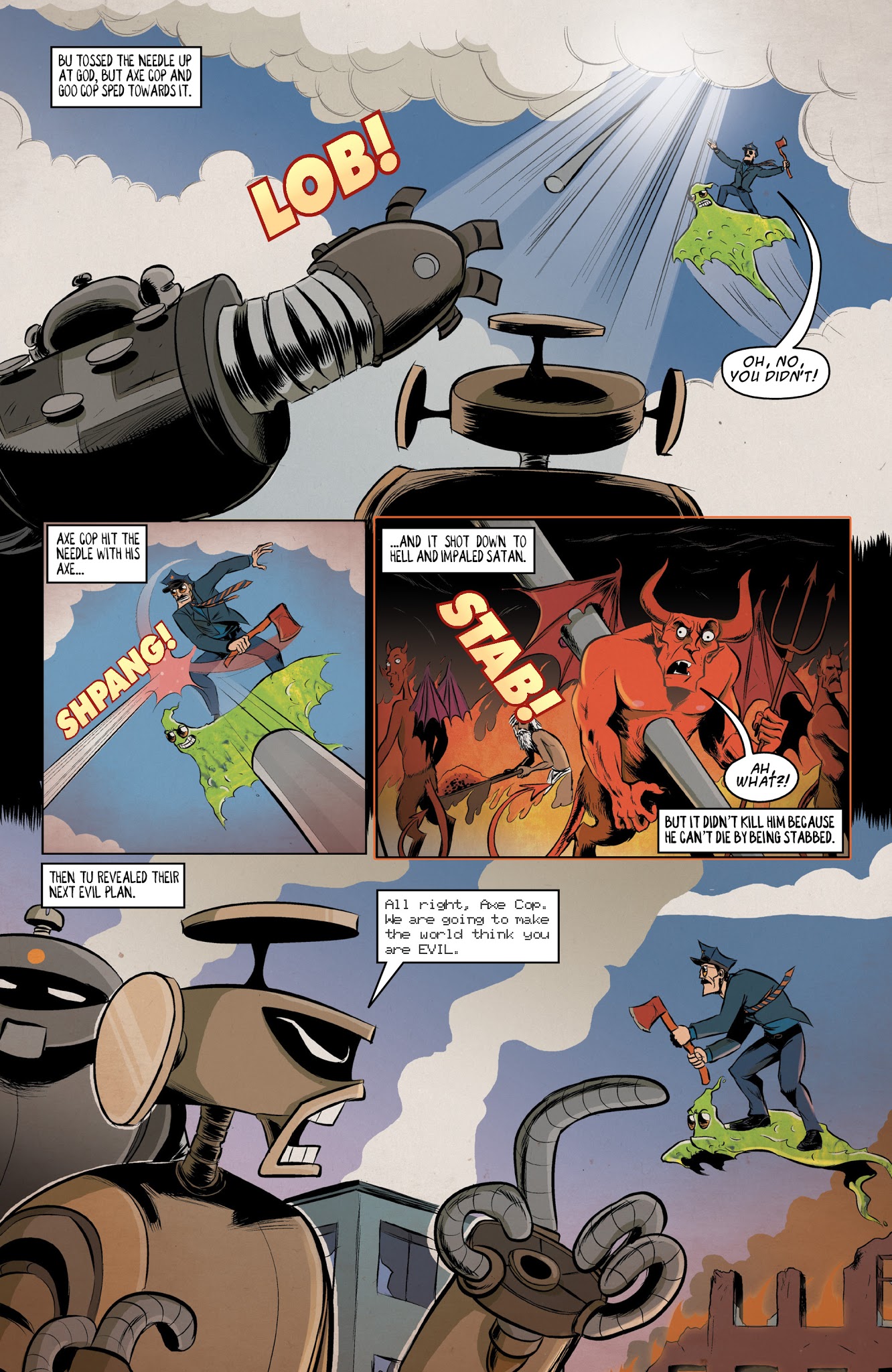 Read online Axe Cop comic -  Issue # TPB 4 - 38