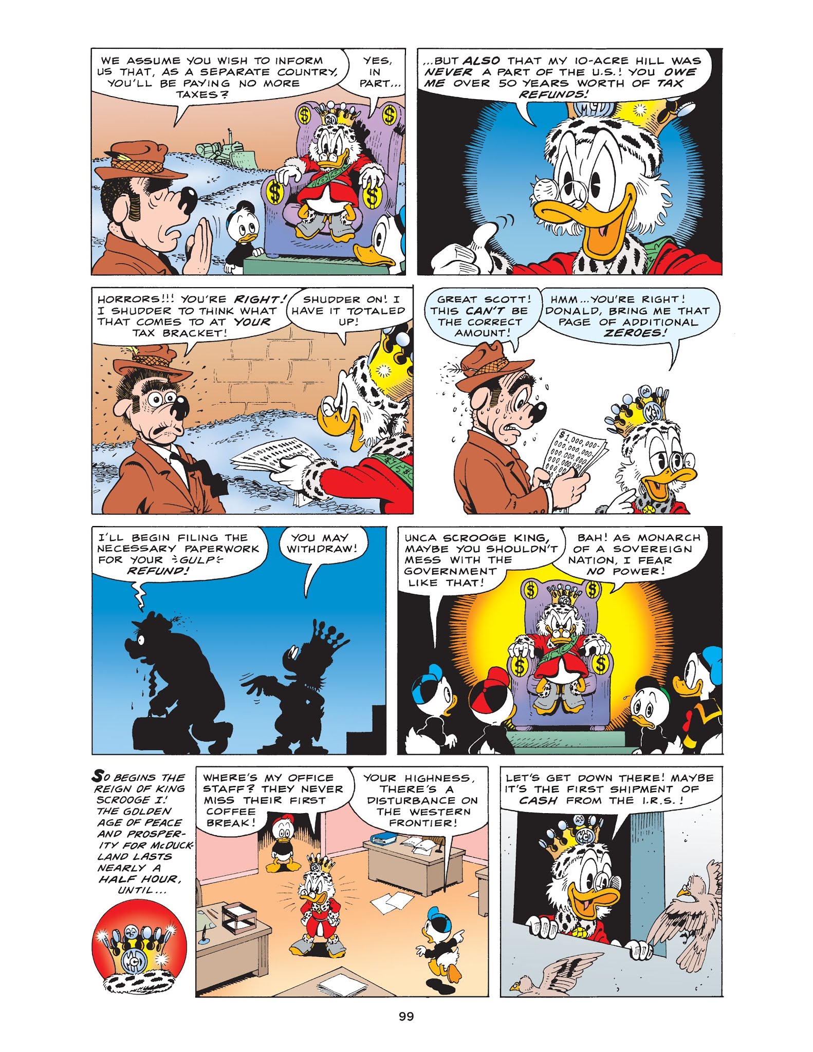Read online Walt Disney Uncle Scrooge and Donald Duck: The Don Rosa Library comic -  Issue # TPB 2 (Part 1) - 100