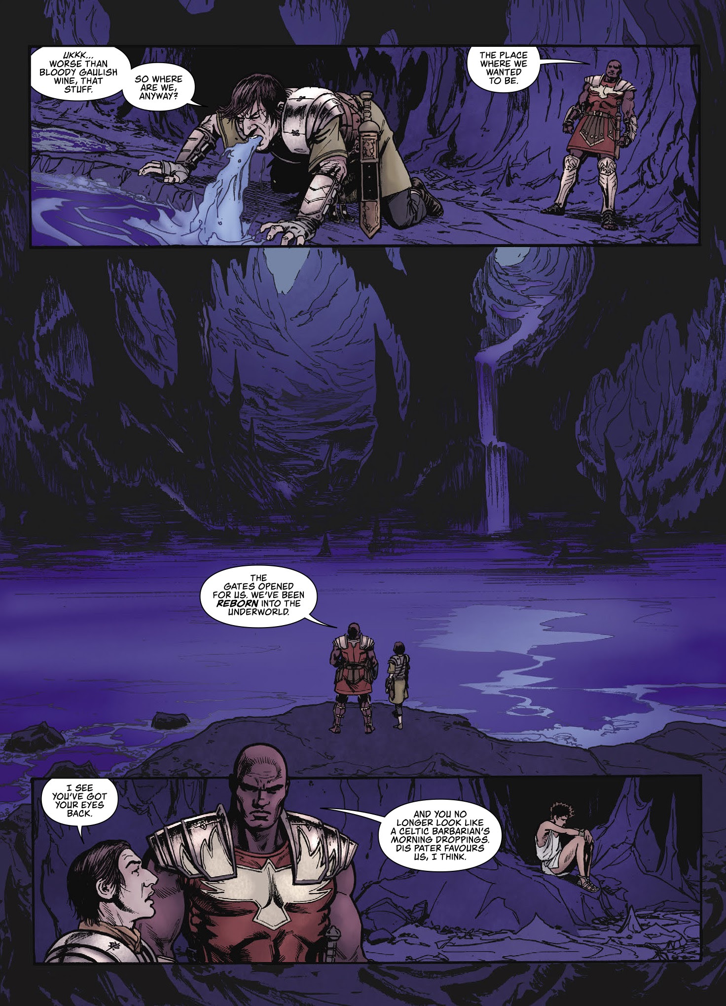 Read online Aquila: The Burning Fields comic -  Issue # TPB - 87