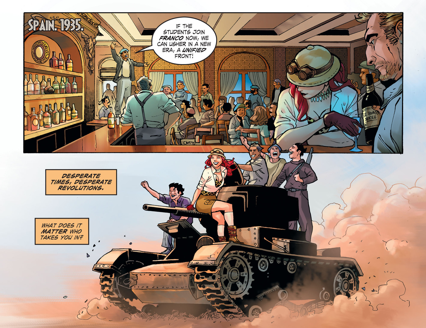 Read online DC Comics: Bombshells comic -  Issue #62 - 11