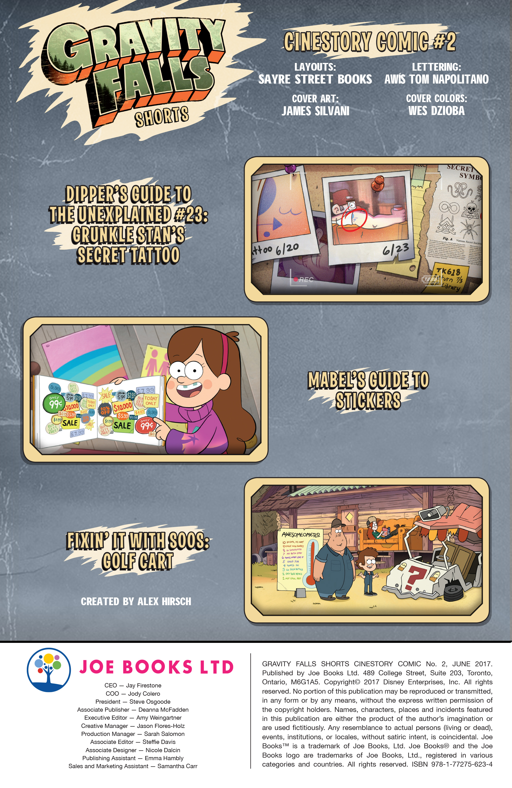 Read online Disney Gravity Falls Shorts Cinestory Comic comic -  Issue #2 - 2