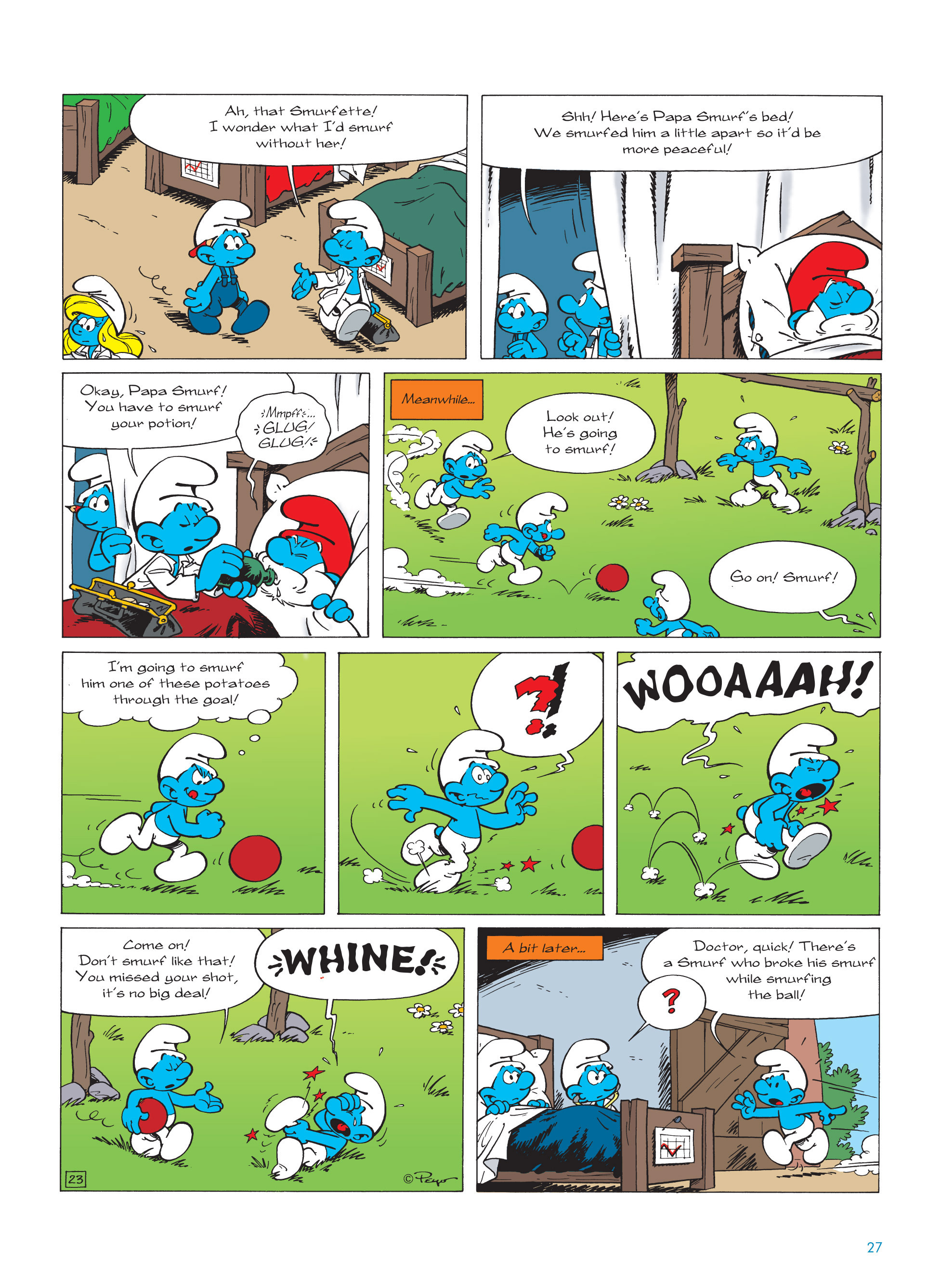 Read online The Smurfs comic -  Issue #20 - 27
