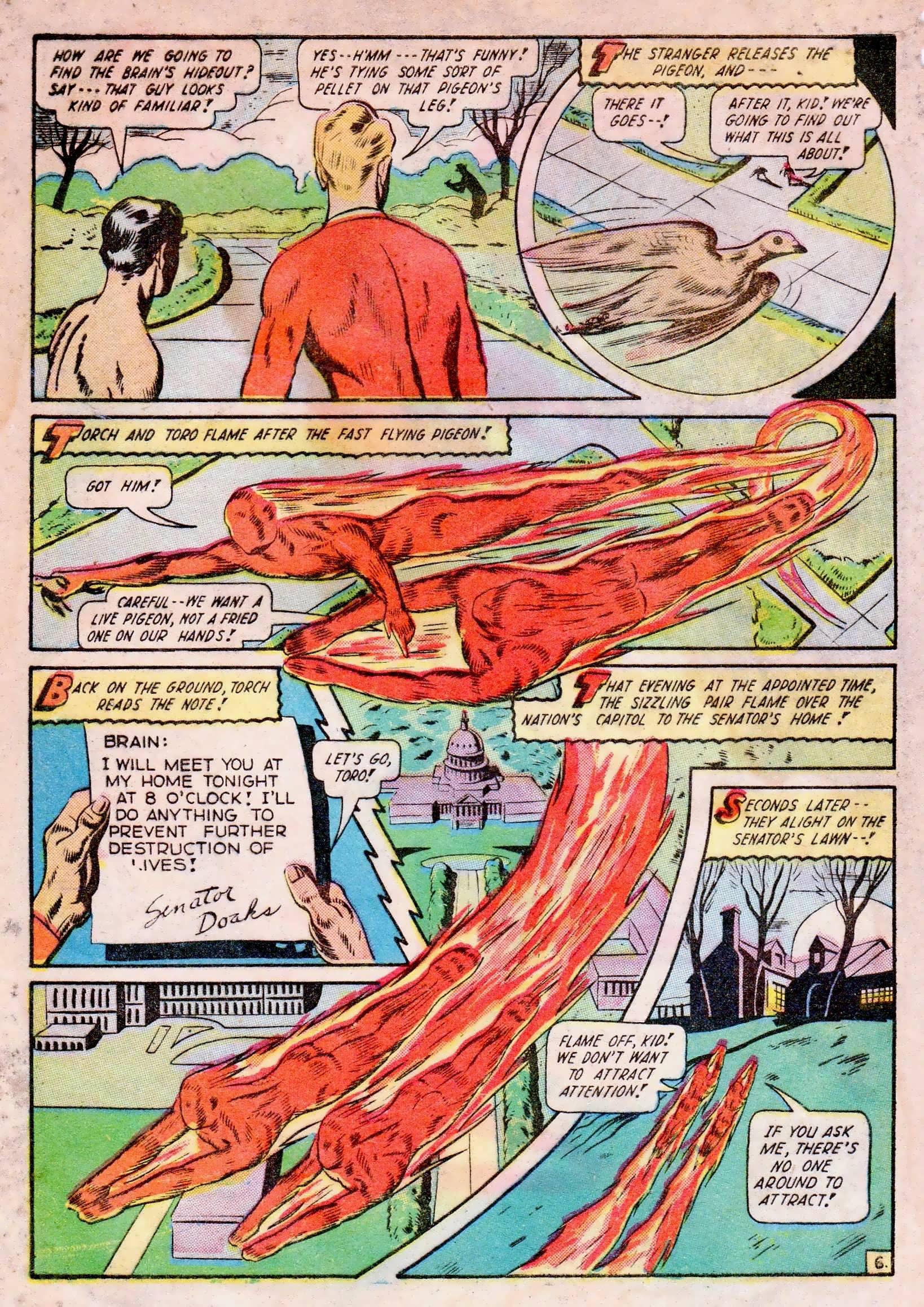 Read online The Human Torch (1940) comic -  Issue #15 - 8