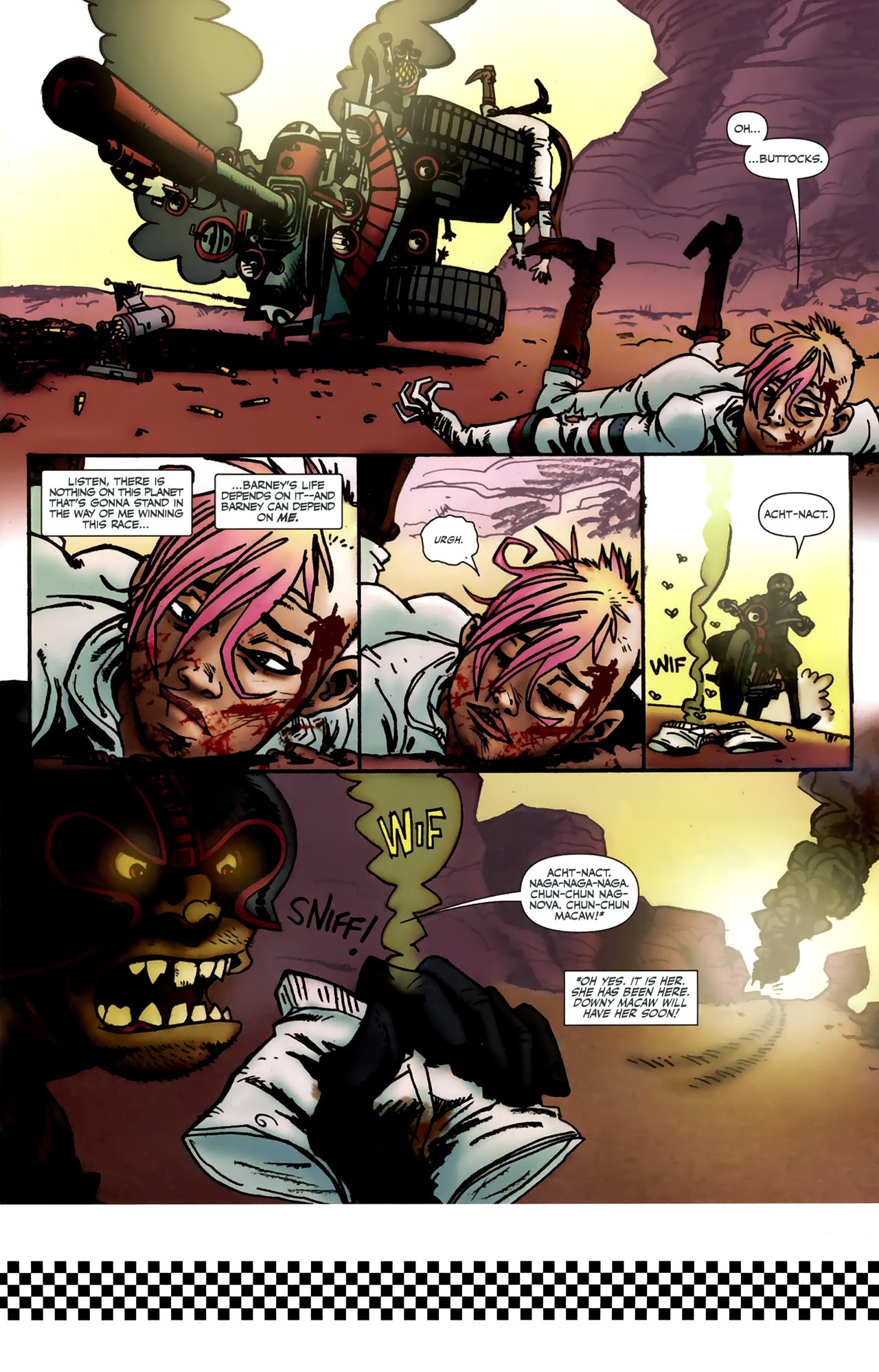 Read online Tank Girl: Skidmarks comic -  Issue #1 - 10
