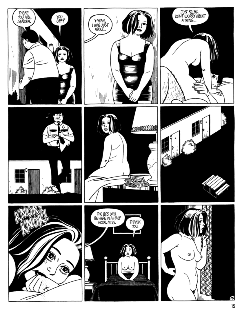 Read online Love and Rockets (1982) comic -  Issue #40 - 17