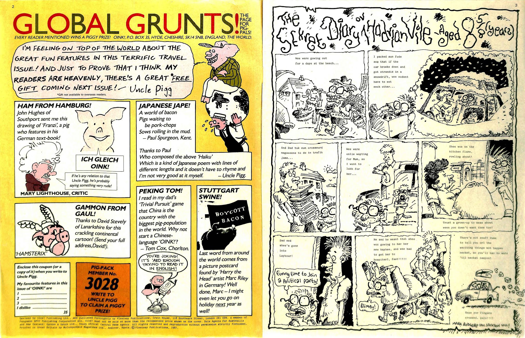 Read online Oink! comic -  Issue #35 - 2